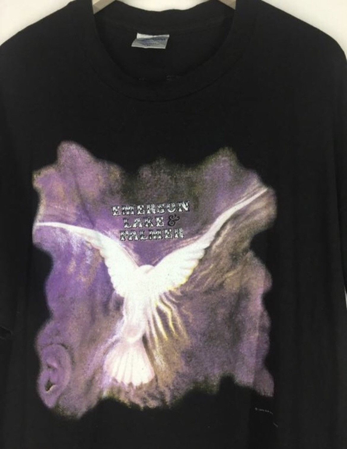 Band Tees Vintage 90s Emerson Lake & Palmer ELP English band t shirt Size US XL / EU 56 / 4 - 3 Thumbnail