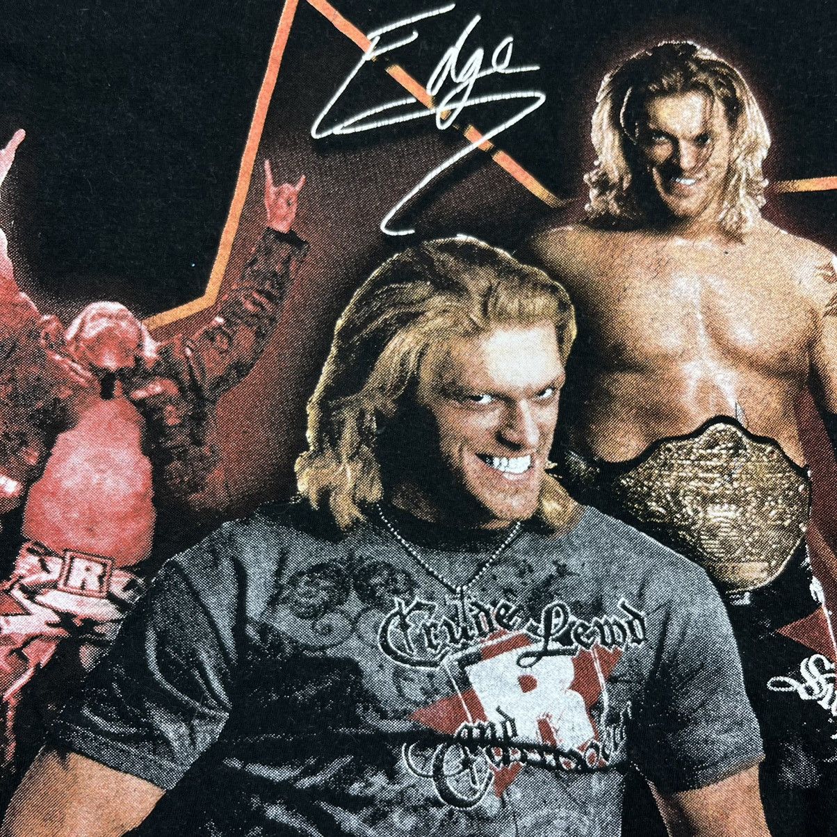 Vintage 2000s EDGE WWE RARE VINTAGE BOXY TEE - № 455 Size US M / EU 48-50 / 2 - 4 Thumbnail
