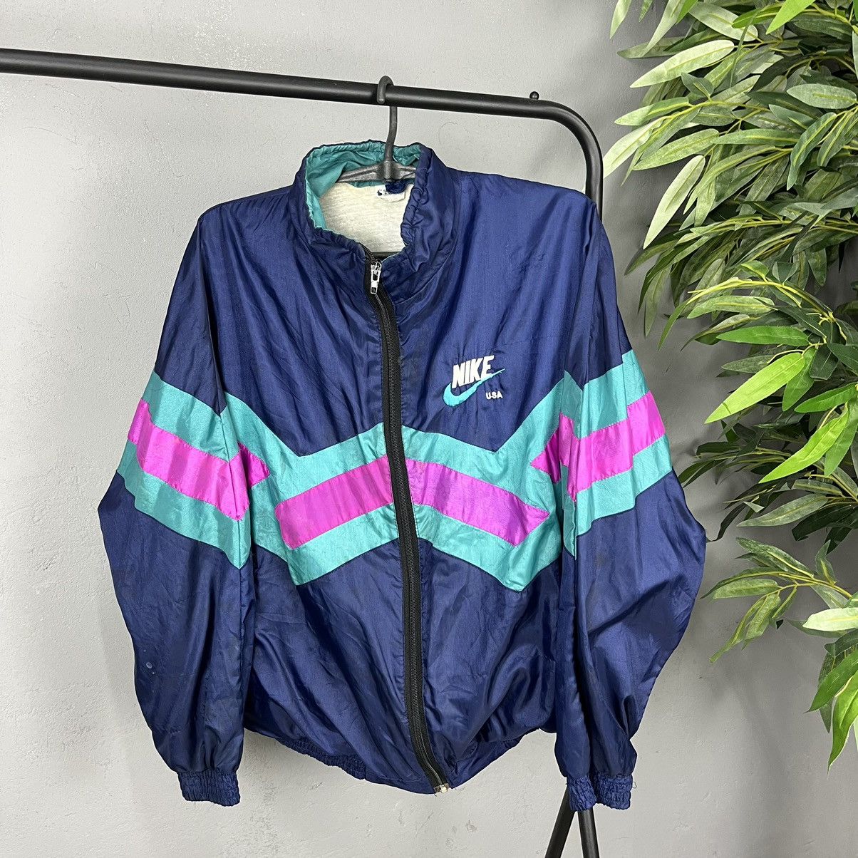 Nike 1970s OREGON USA ARCHIVE NIKE RARE TRACK JACKET - № 2217 Size US S / EU 44-46 / 1 - 2 Thumbnail