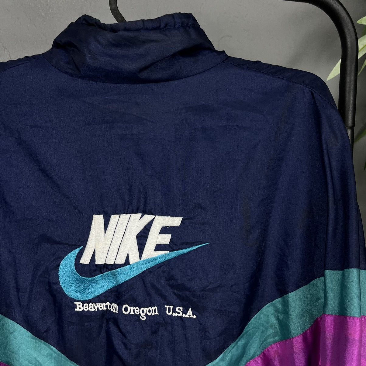 Nike 1970s OREGON USA ARCHIVE NIKE RARE TRACK JACKET - № 2217 Size US S / EU 44-46 / 1 - 5 Thumbnail