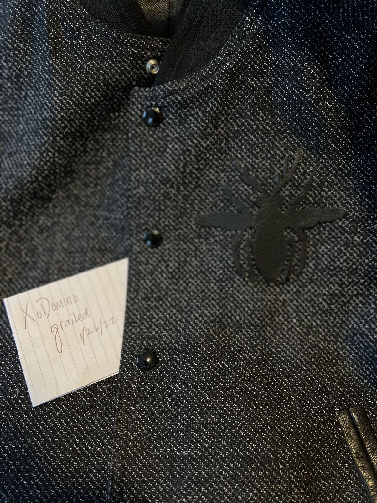 Dior × Kris Van Assche Dior Men’s 2018 Wool / Lamb Leather Bomber Size US S / EU 44-46 / 1 - 8 Thumbnail