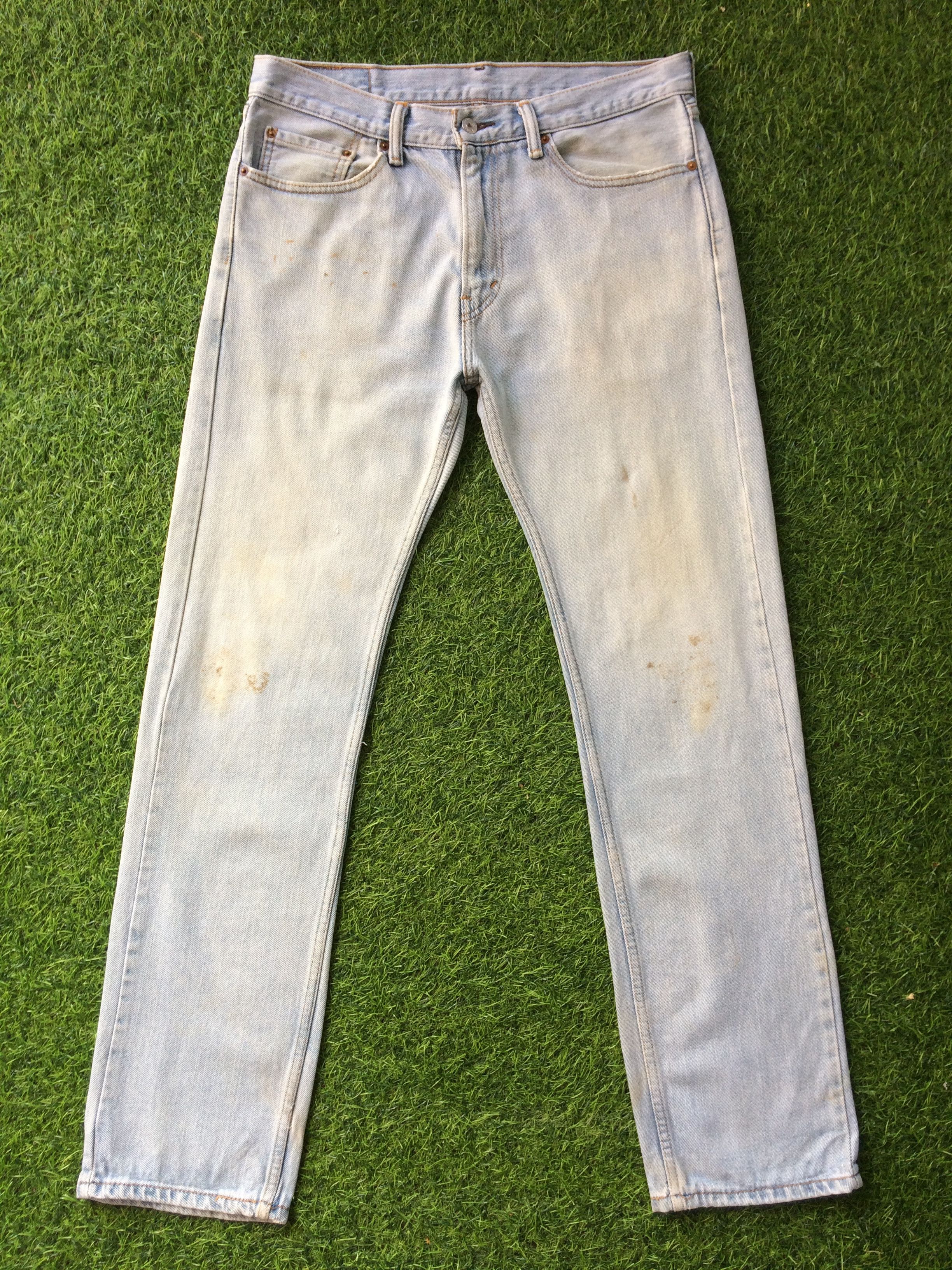 Levi's Faded Blue Vintage Levis 505 Jeans 34x33 #B-880 Size US 34 / EU 50 - 1 Thumbnail