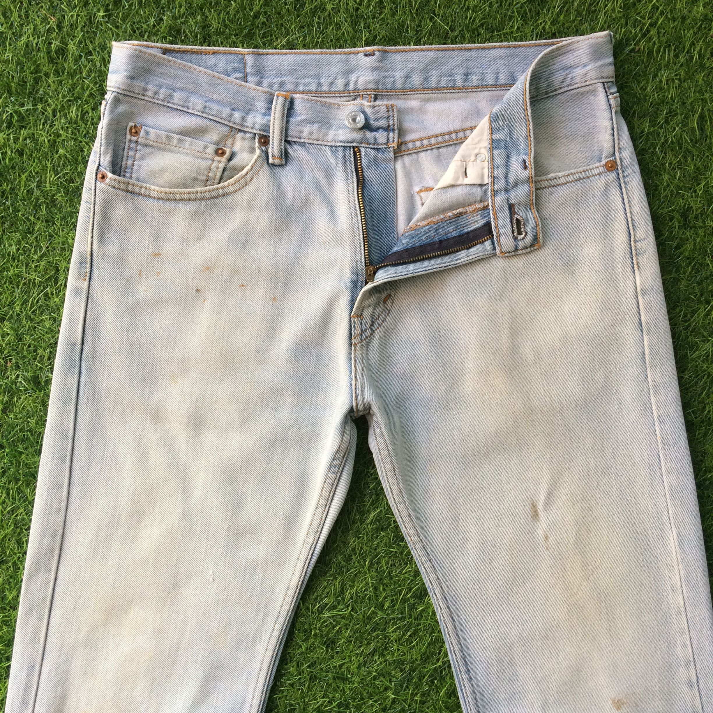 Levi's Faded Blue Vintage Levis 505 Jeans 34x33 #B-880 Size US 34 / EU 50 - 3 Thumbnail