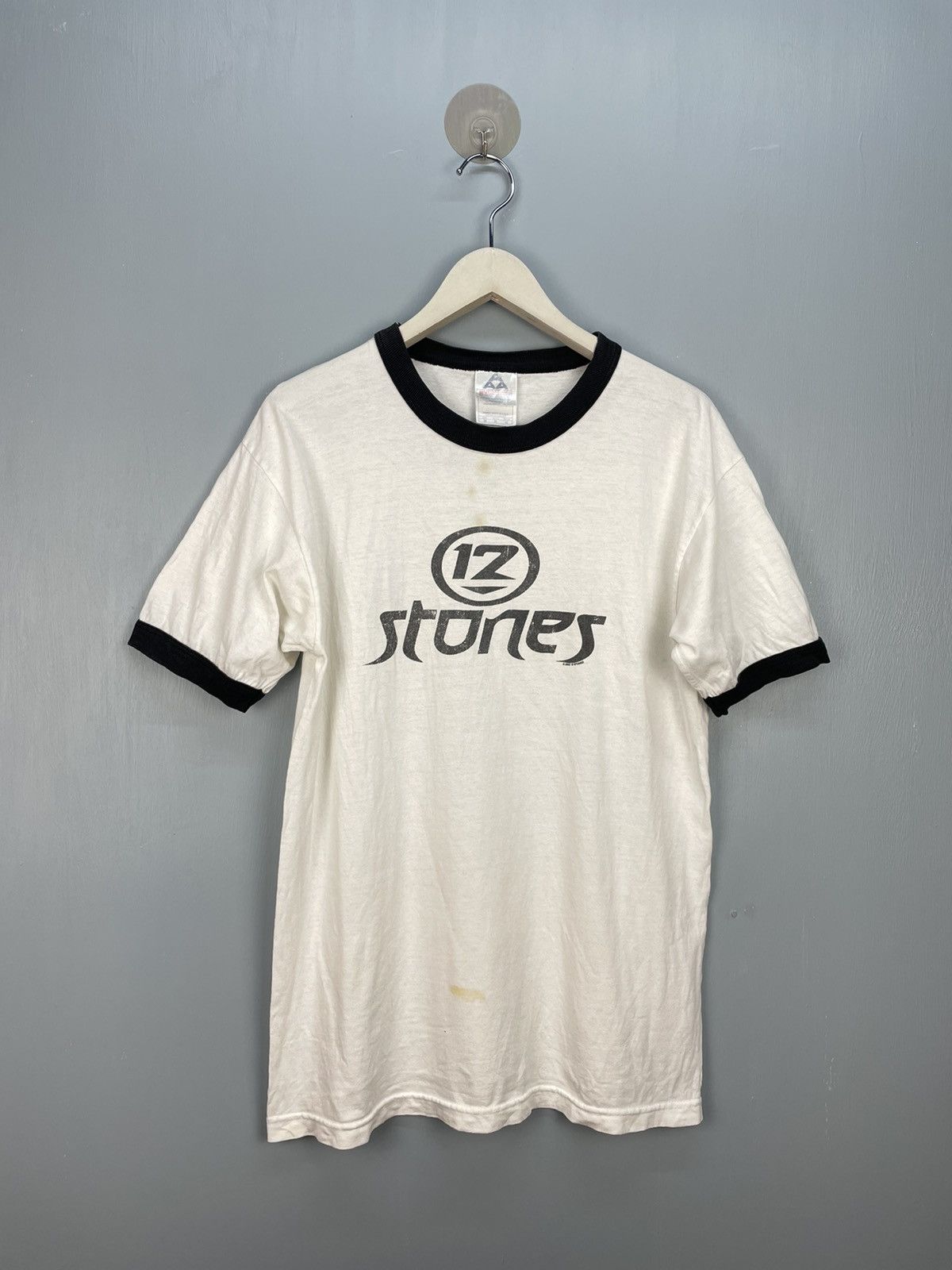 Band Tees Vintage Y2K 12 Stones rock band ringer t shirt Size US M / EU 48-50 / 2 - 1 Thumbnail