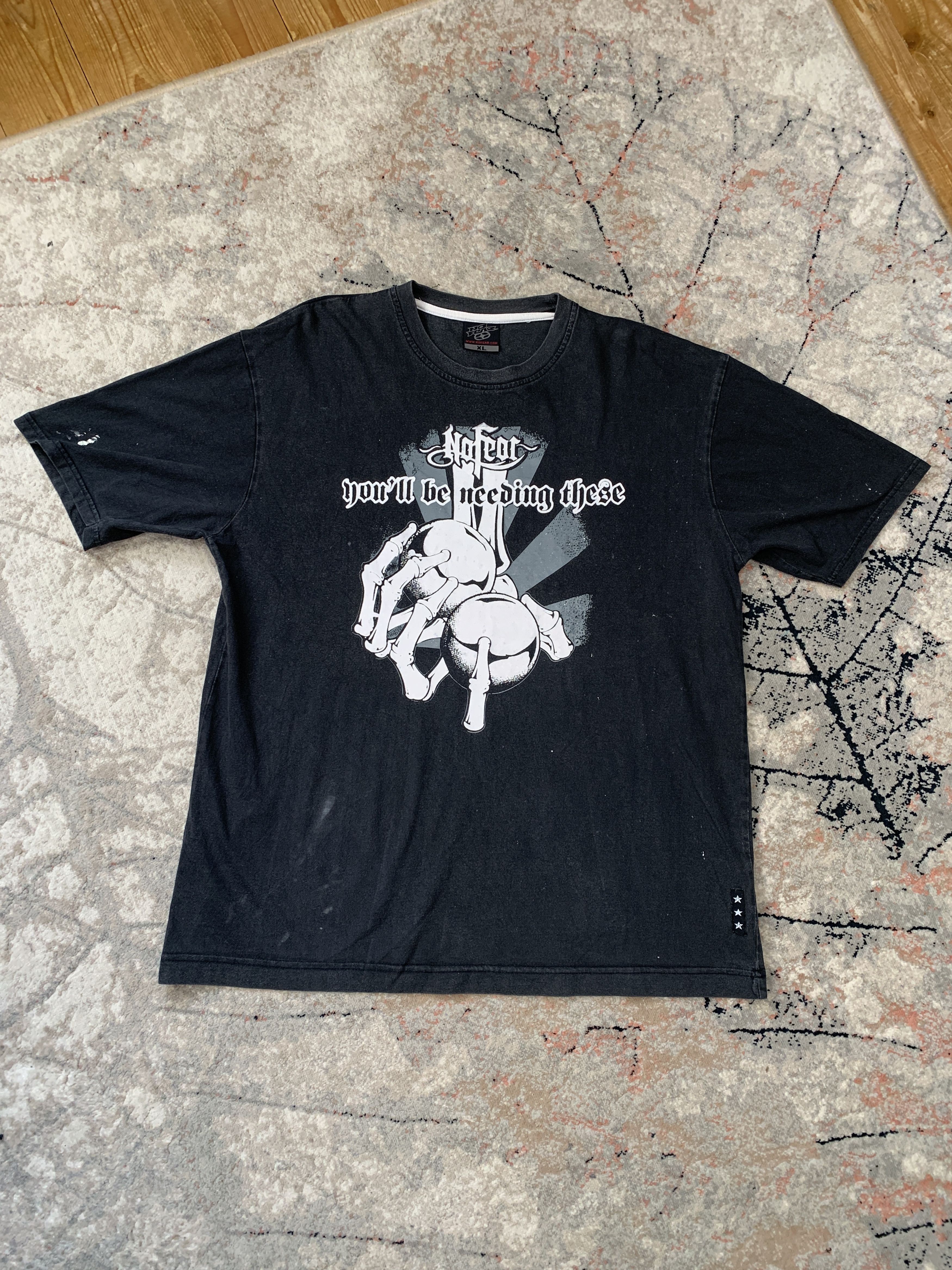 No Fear × Vintage No Fear You'll Be Needing These Vintage T-Shirt Size US XL / EU 56 / 4 - 3 Thumbnail