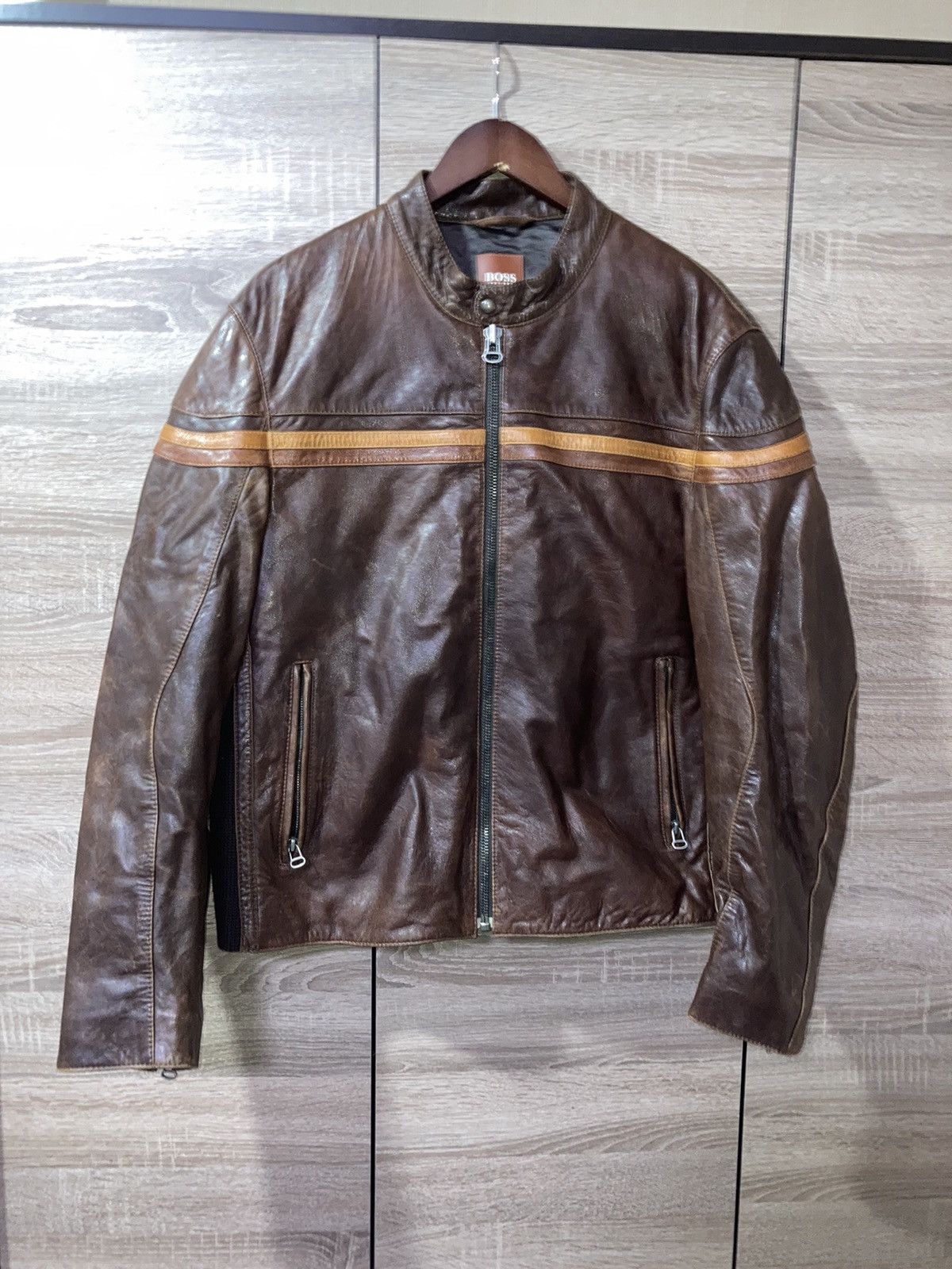 Hugo Boss Moto Jacket Leather