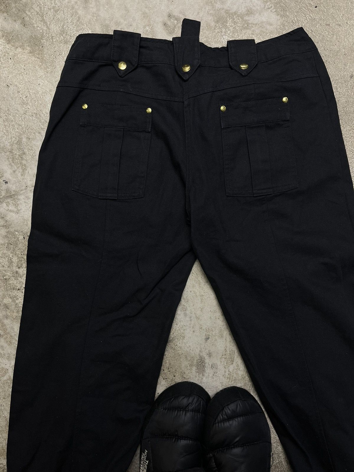 Adidas 1990s ADIDAS MULTIPOCKET BONDAGE STRIPED PANTS Size US 32 / EU 48 - 6 Thumbnail