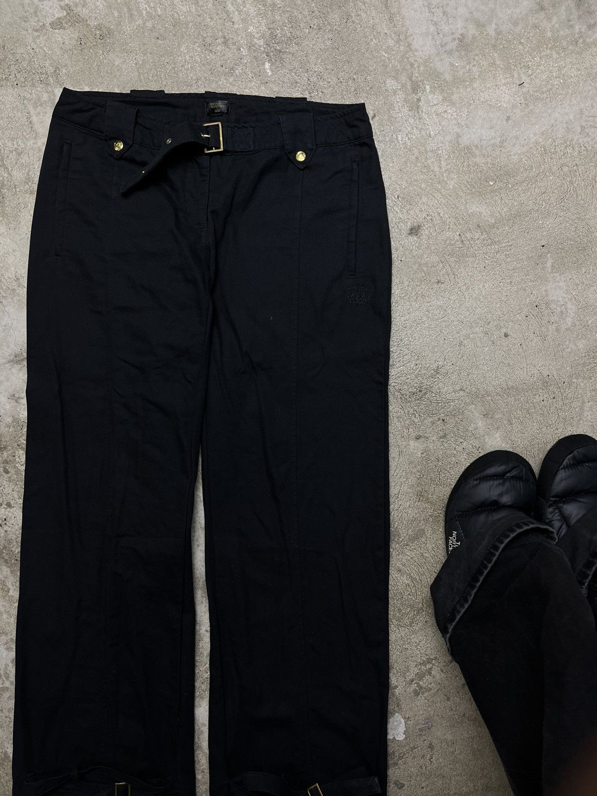 Adidas 1990s ADIDAS MULTIPOCKET BONDAGE STRIPED PANTS Size US 32 / EU 48 - 2 Thumbnail