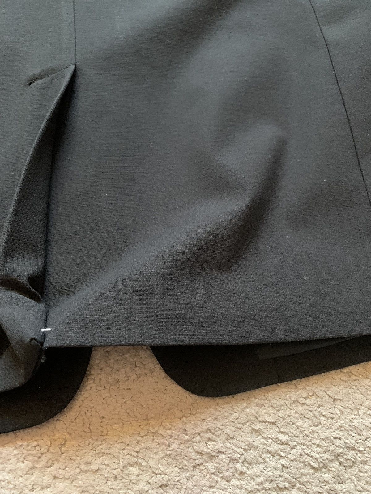 Theory THEORY BLACK COLLAR LESS BLAZER Size 46R - 12 Thumbnail