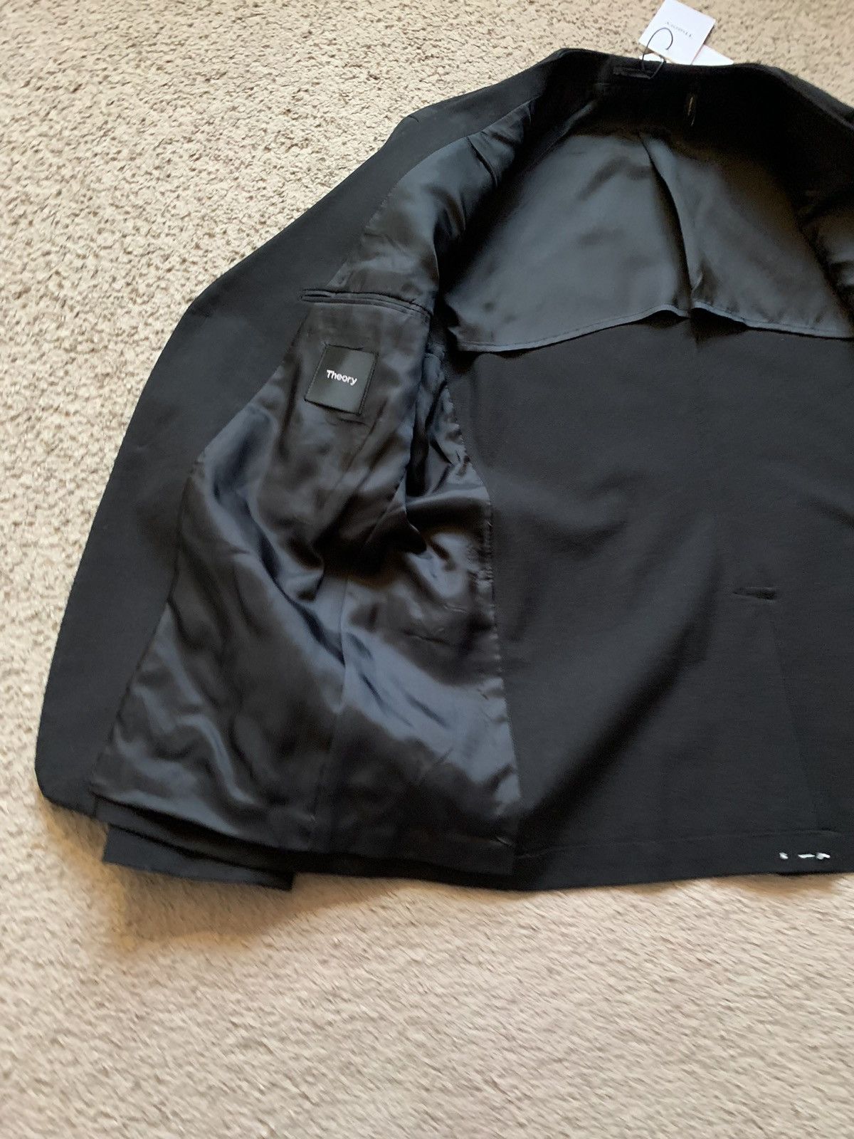Theory THEORY BLACK COLLAR LESS BLAZER Size 46R - 5 Thumbnail