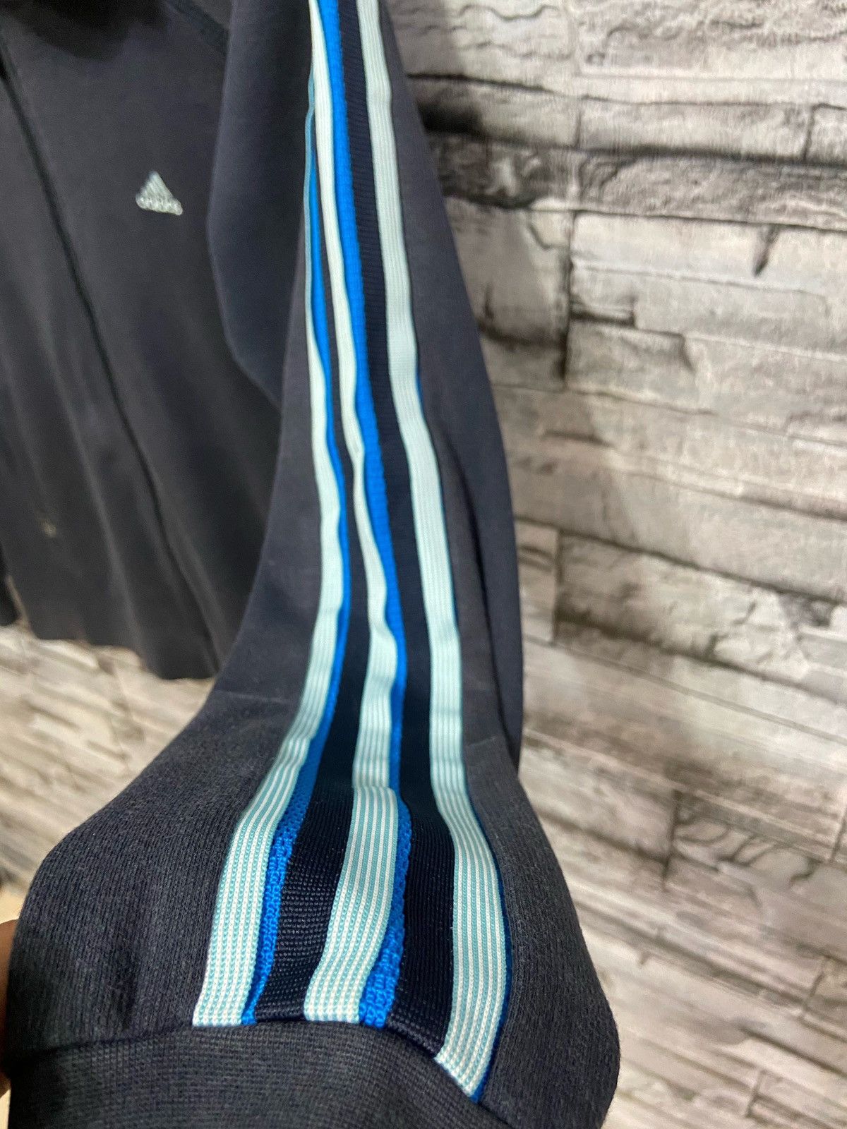 Adidas Vintage Adidas Hoodie stripe line equipment logo Size US S / EU 44-46 / 1 - 5 Thumbnail