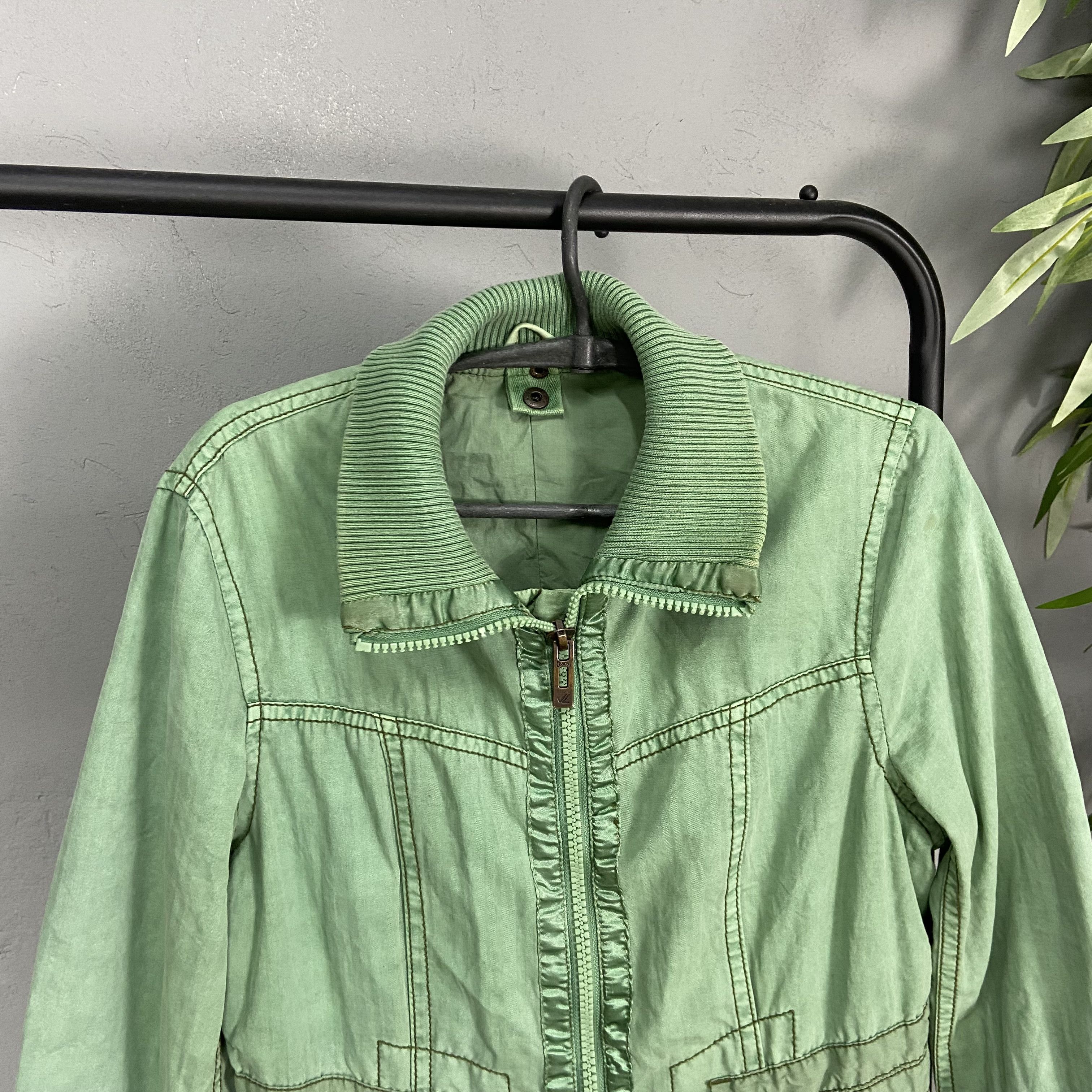 Jet Lag 1990s JET LAG RECONSTRUCTED DENIM TRENCH JACKET - № 2202 Size US M / EU 48-50 / 2 - 3 Thumbnail