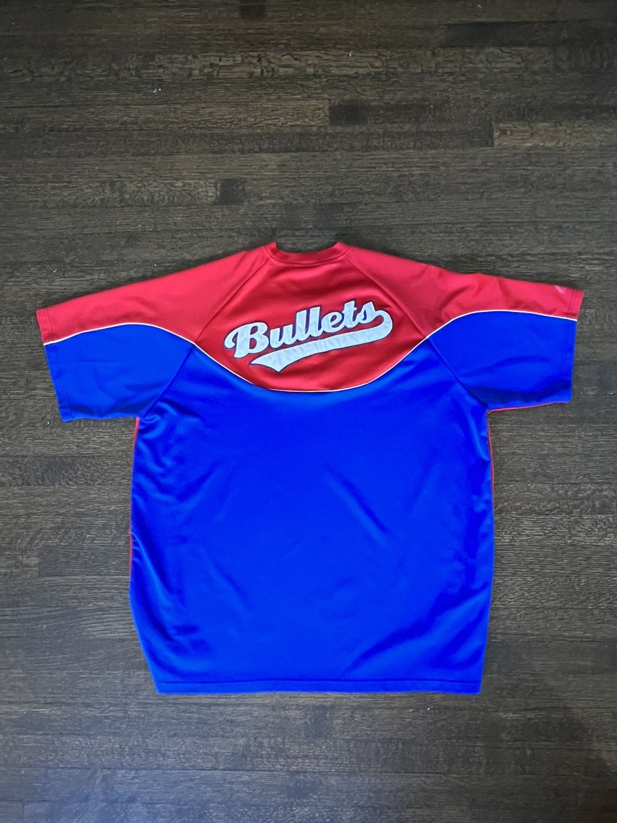 NBA × Vintage Vintage Washington Bullets NBA Warm Up Jersey Wizards Size US XXL / EU 58 / 5 - 2 Thumbnail