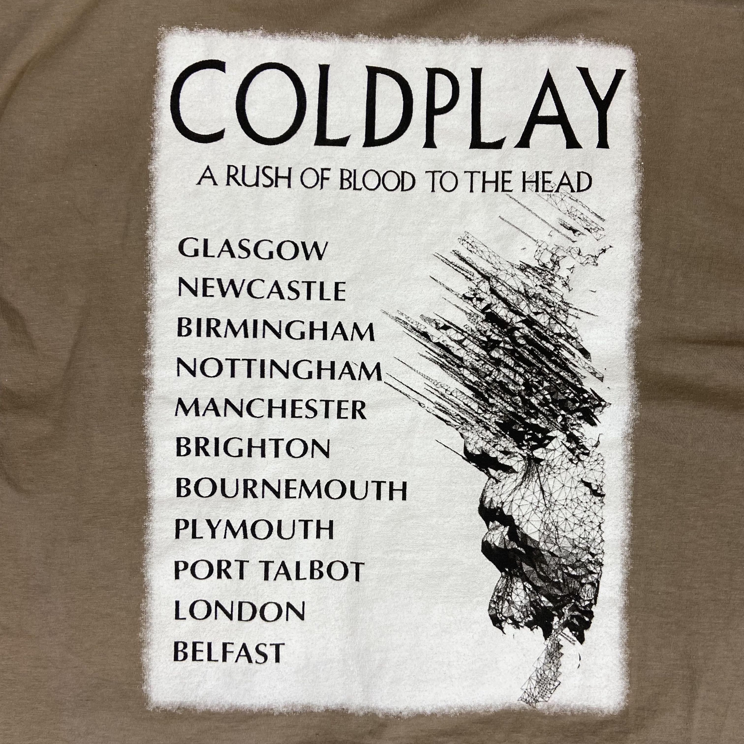 Band Tees COLDPLAY A RUSH OF BLOOD TO THE HEAD TEE 1990s - LOT № 14 Size US L / EU 52-54 / 3 - 5 Thumbnail