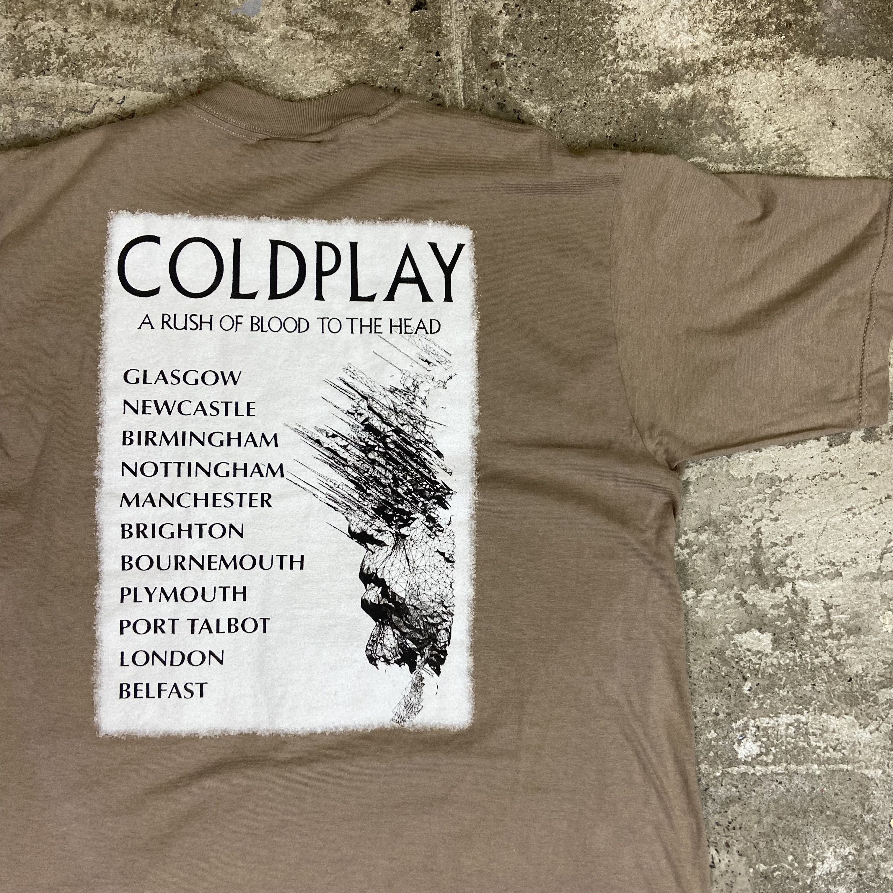 Band Tees COLDPLAY A RUSH OF BLOOD TO THE HEAD TEE 1990s - LOT № 14 Size US L / EU 52-54 / 3 - 4 Thumbnail