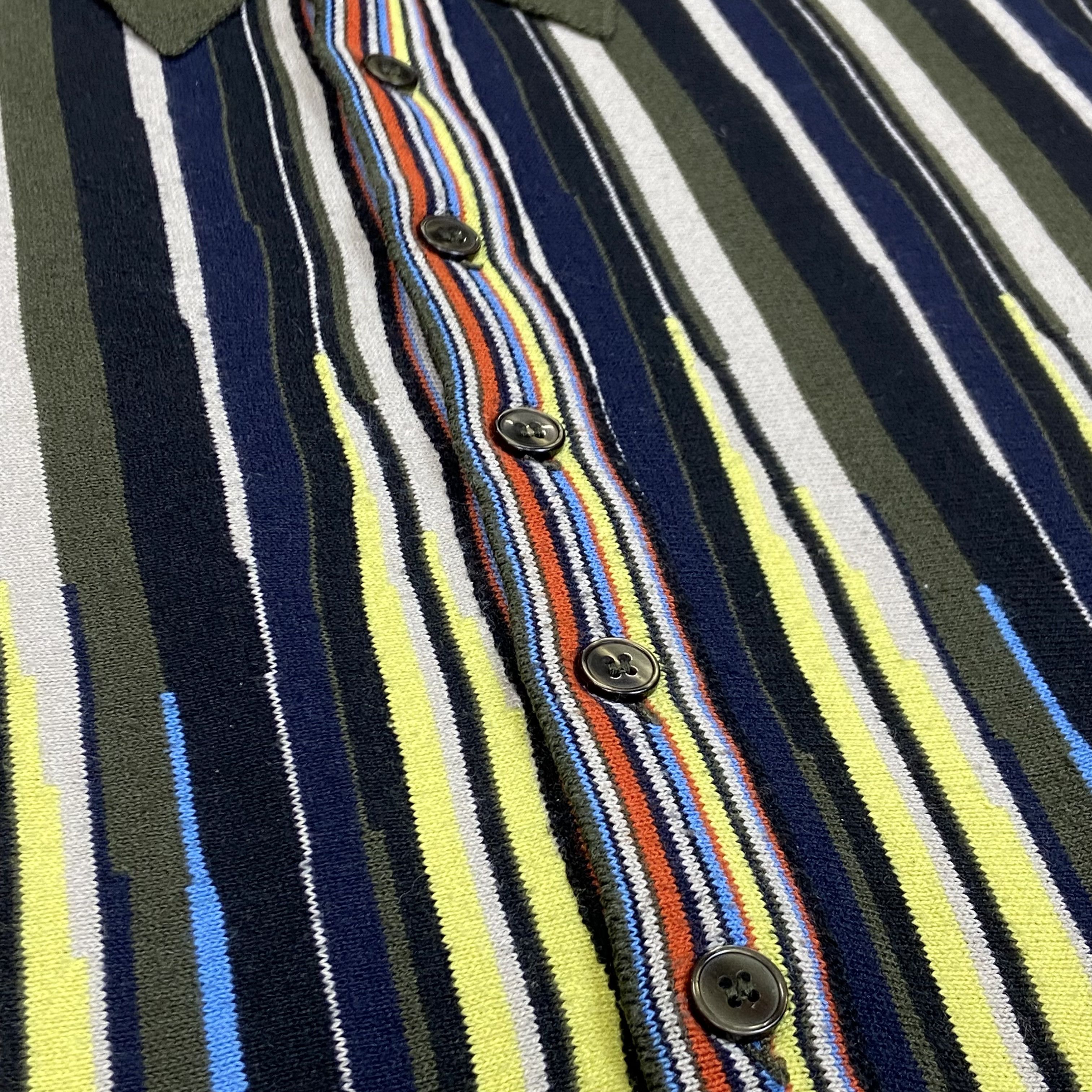 Daniele Alessandrini DANIELE ALESSANDRINI RARE ARCHIVE KNITTED POLO TEE - № 368 Size US M / EU 48-50 / 2 - 5 Thumbnail