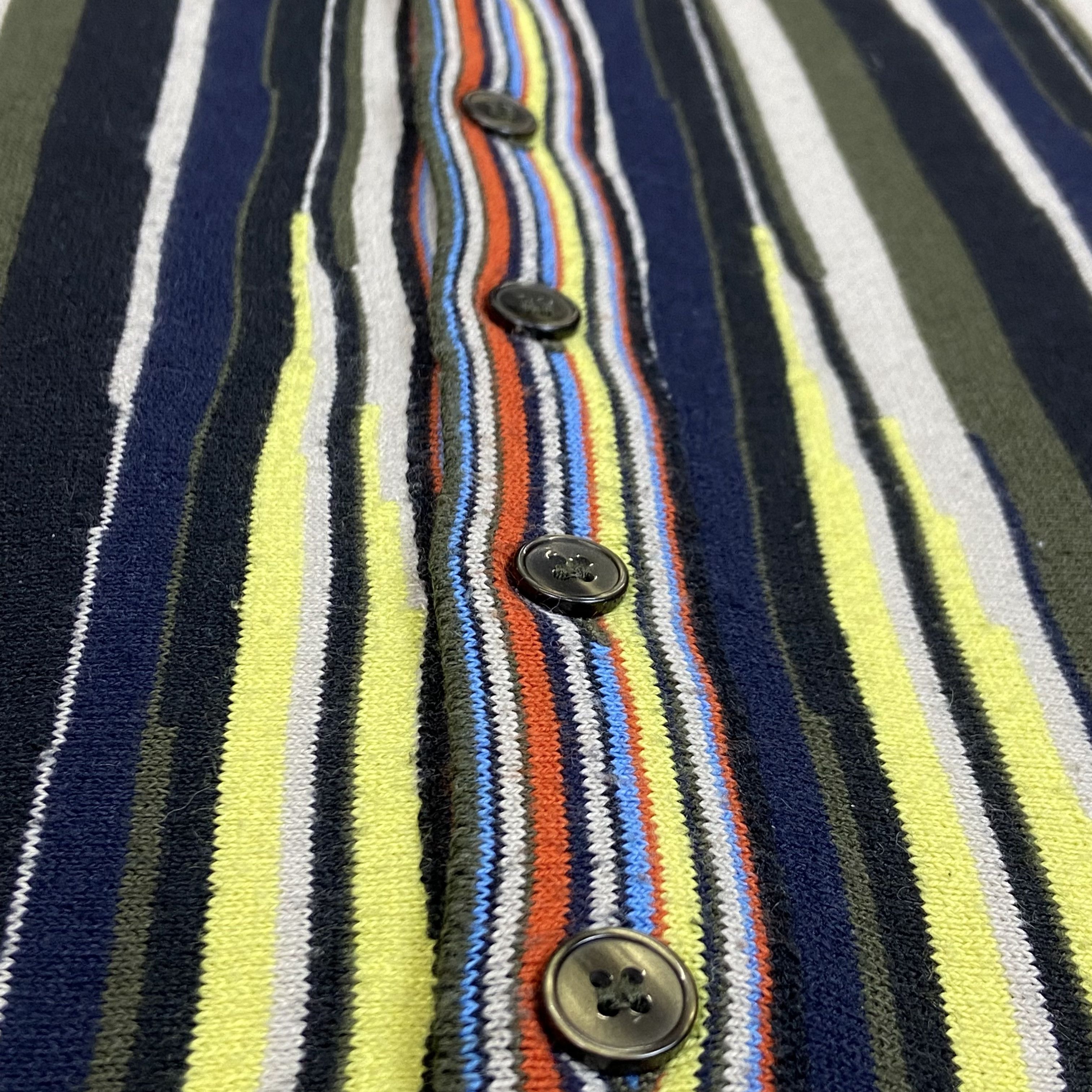 Daniele Alessandrini DANIELE ALESSANDRINI RARE ARCHIVE KNITTED POLO TEE - № 368 Size US M / EU 48-50 / 2 - 4 Thumbnail