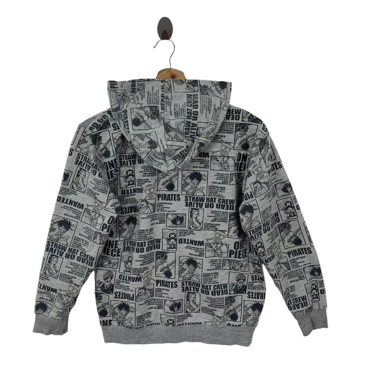 One Piece Vintage Fullprint Anime Manga 1 Piece Hoodie Zipper Sweater Size US S / EU 44-46 / 1 - 4 Thumbnail