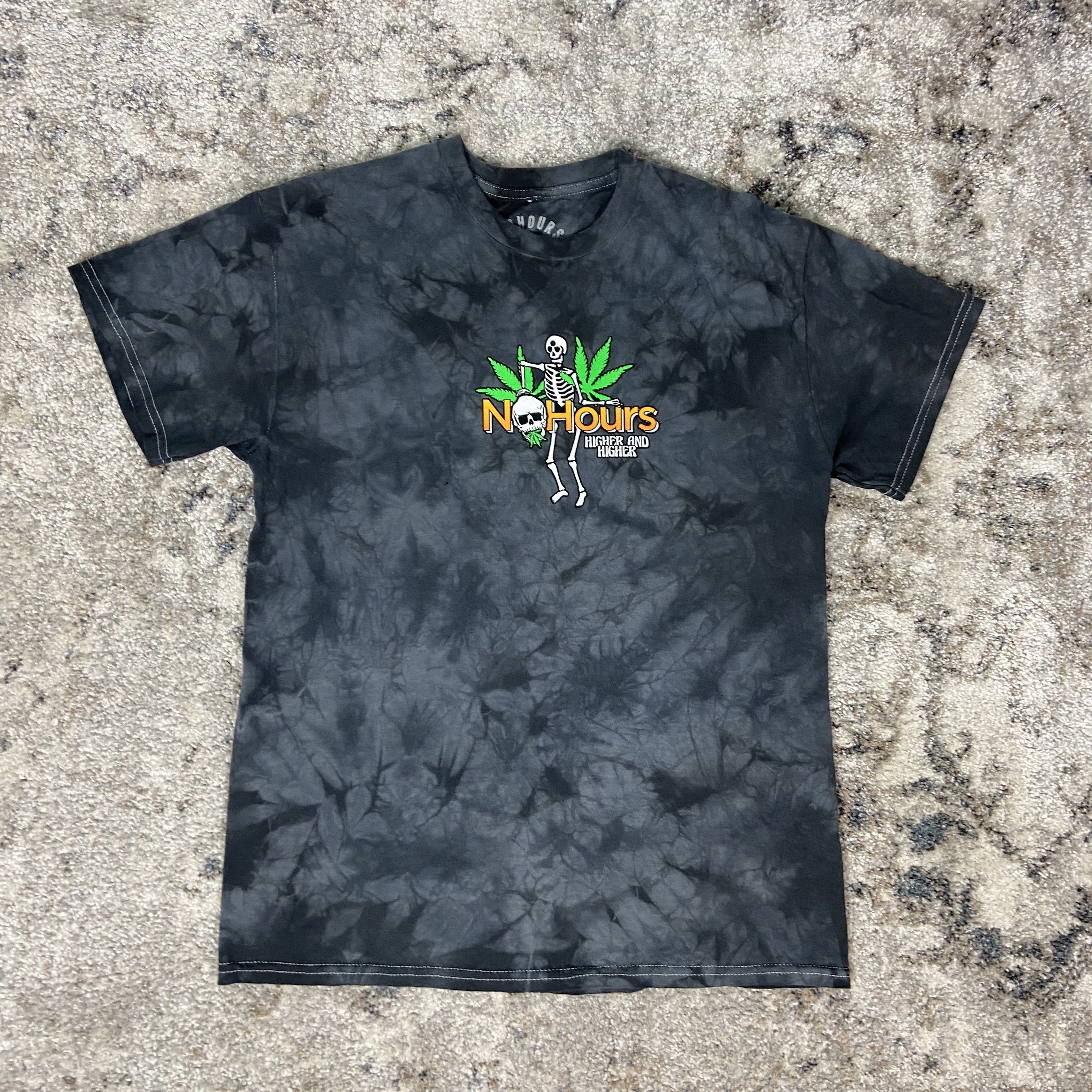 LSDworldpeace WEED HIGHER NO TIME RARE Y2K TEE - № 583 Size US M / EU 48-50 / 2 - 2 Thumbnail