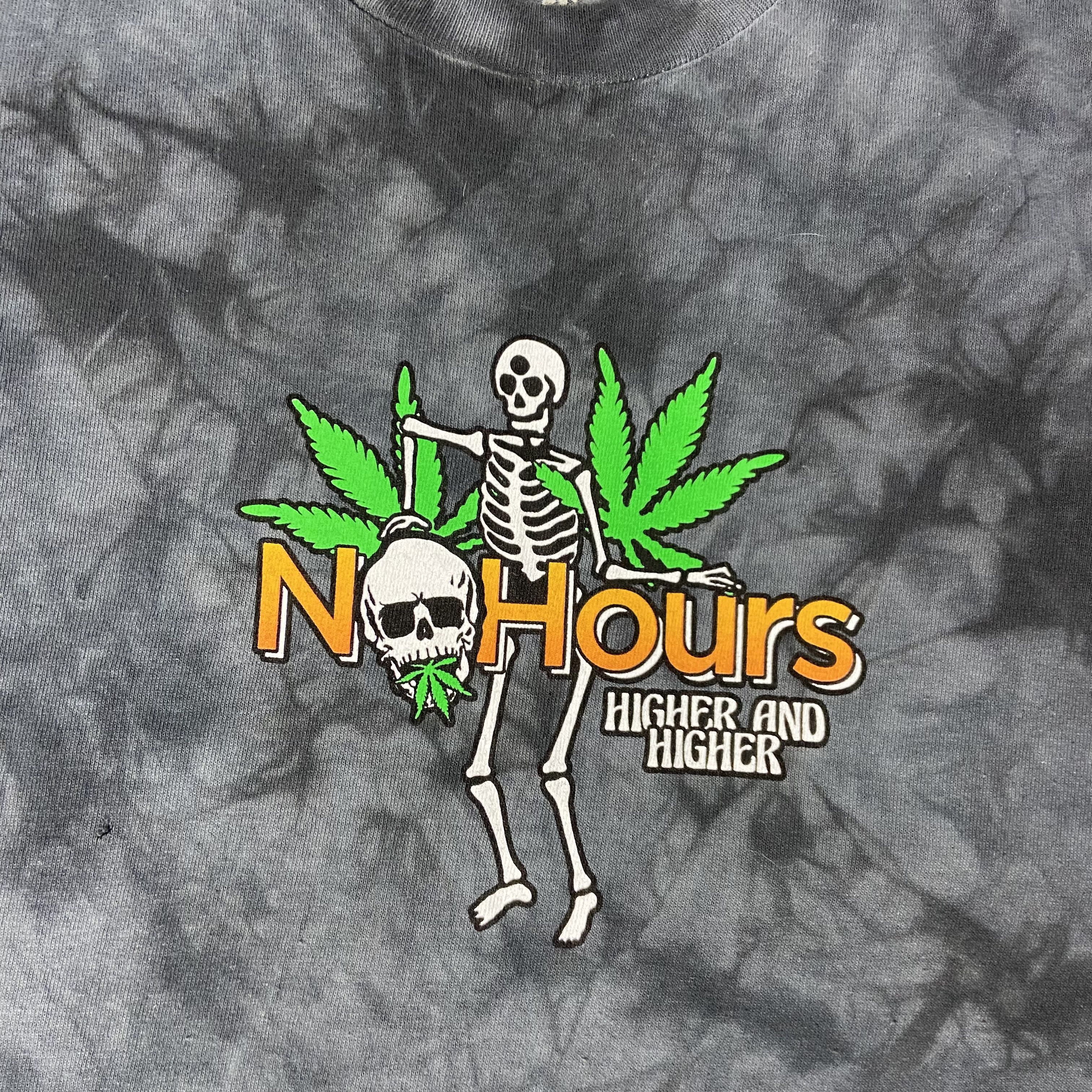 LSDworldpeace WEED HIGHER NO TIME RARE Y2K TEE - № 583 Size US M / EU 48-50 / 2 - 8 Thumbnail