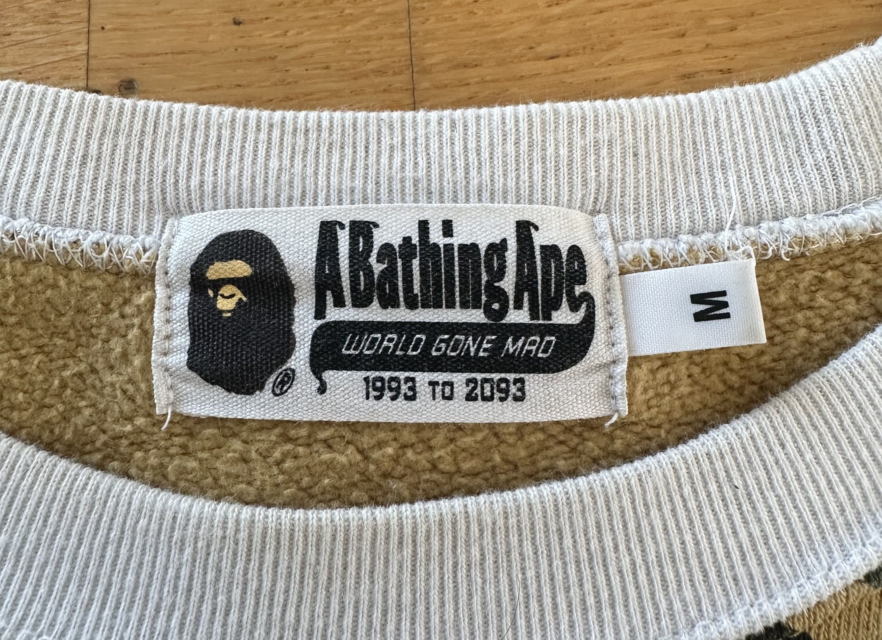 Bape Bape crewneck 1st Camo size M Size US M / EU 48-50 / 2 - 2 Thumbnail