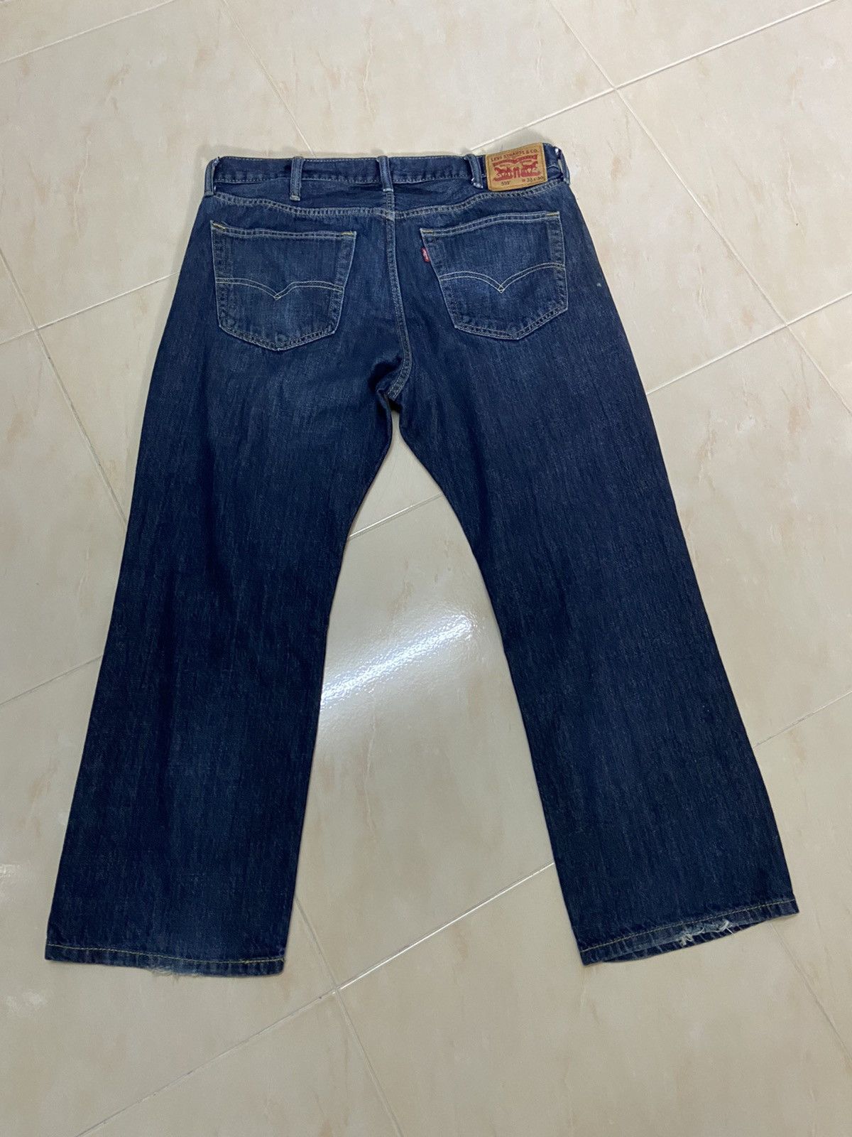 Levi's Vintage 559 Levis Jeans Denim W38 straight cut blue black Size US 38 / EU 54 - 5 Thumbnail