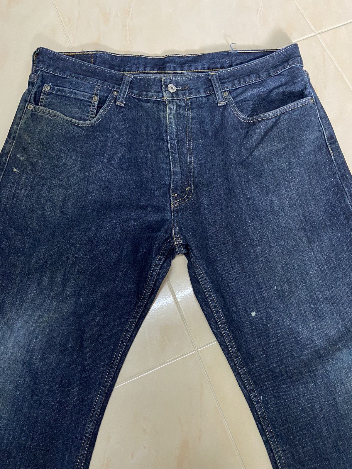 Levi's Vintage 559 Levis Jeans Denim W38 straight cut blue black Size US 38 / EU 54 - 2 Thumbnail