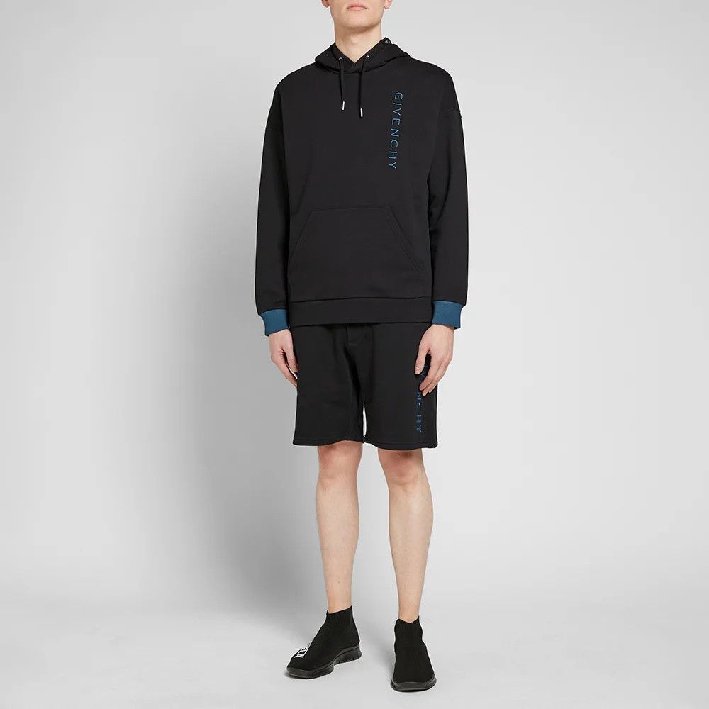 Givenchy Givenchy Vertical Embroidered Logo Hoodie Size US L / EU 52-54 / 3 - 6 Thumbnail