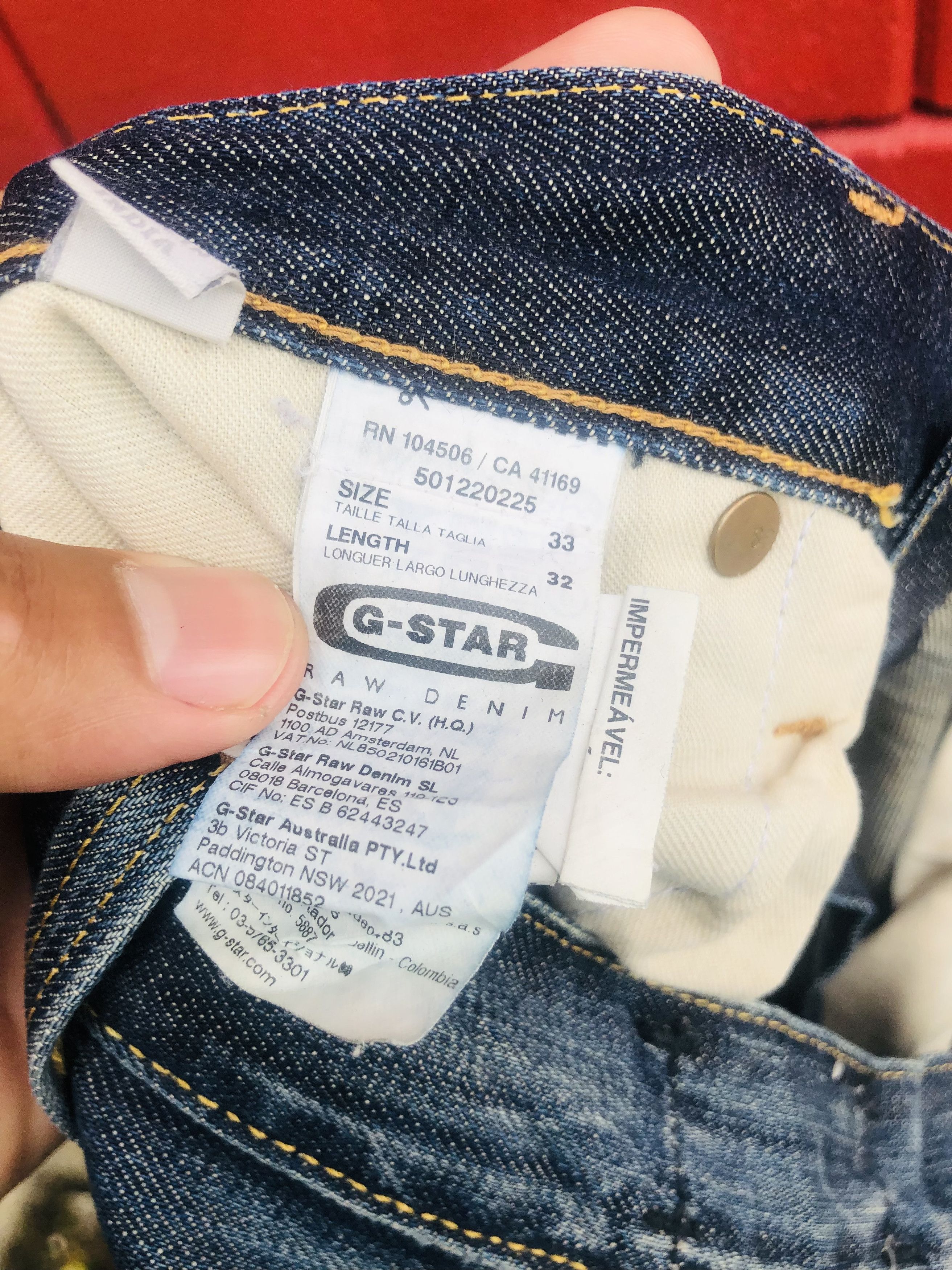 G-Star × Japanese Brand × Vintage Vintage G Star Japanese Designer Fashion Style Size US 32 / EU 48 - 10 Thumbnail