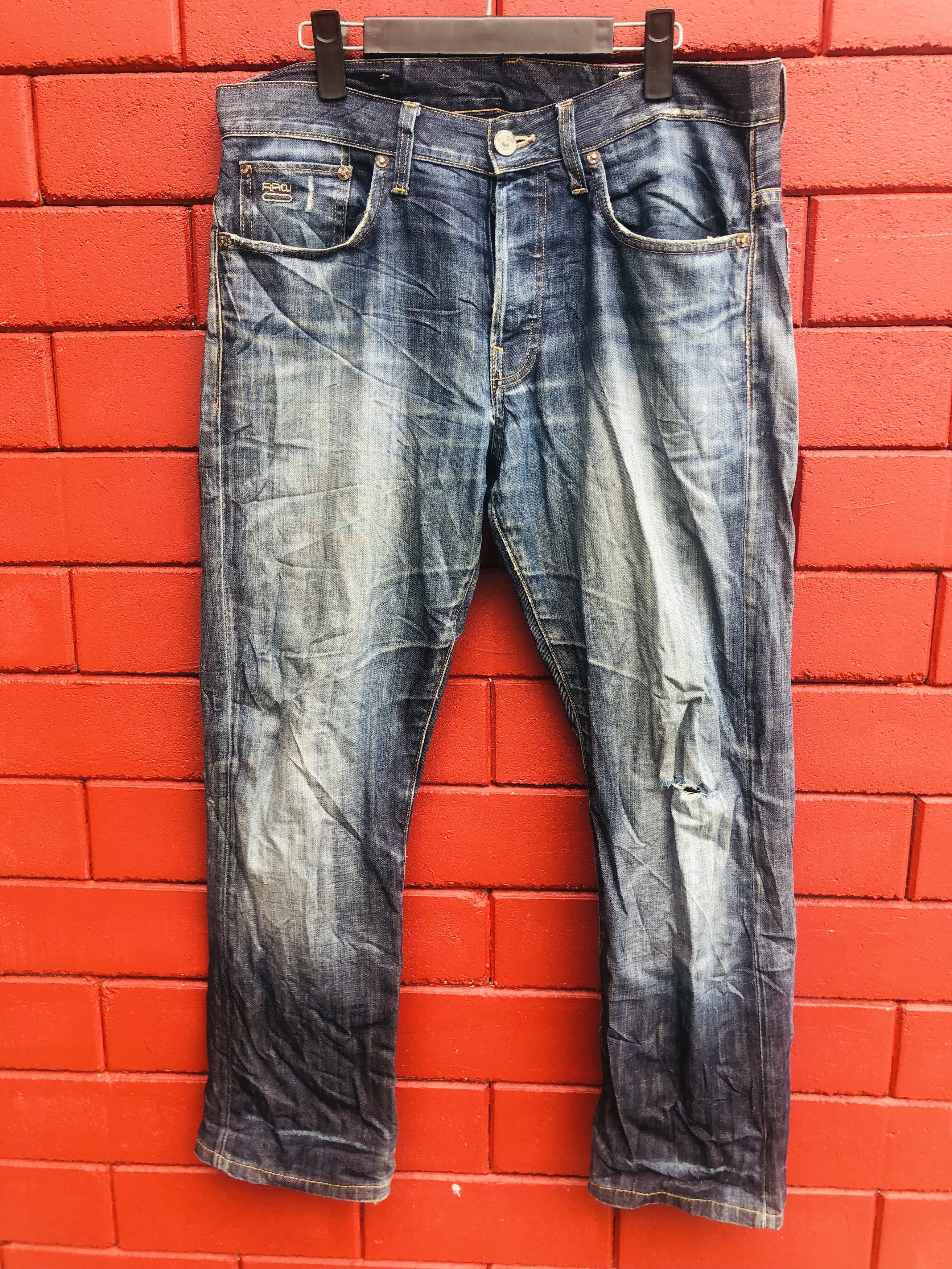 G-Star × Japanese Brand × Vintage Vintage G Star Japanese Designer Fashion Style Size US 32 / EU 48 - 1 Thumbnail