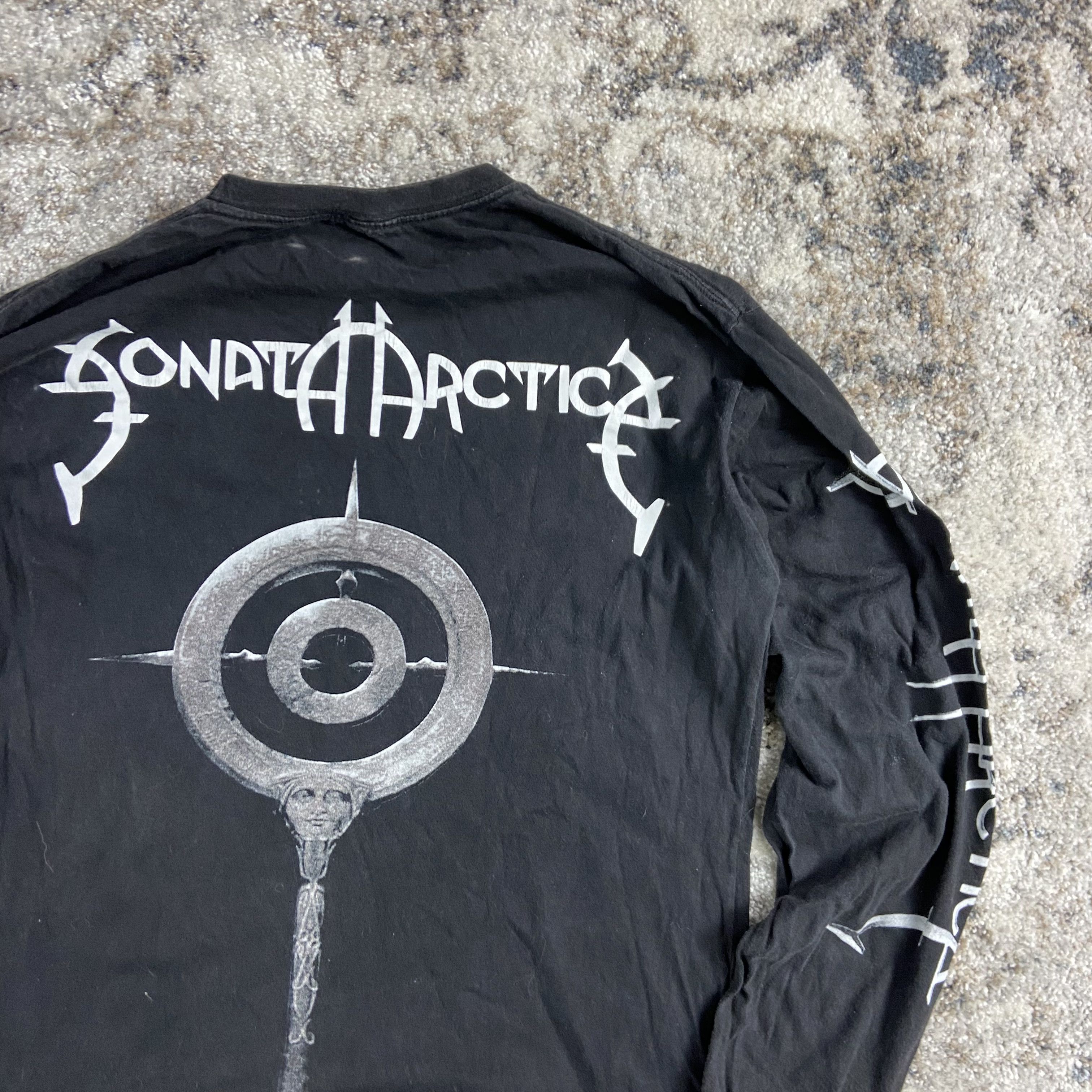 Band Tees 2003 SONATA ARCTICA TAKATALVI VINTAGE LONG SLEEVE - № 1176 Size US L / EU 52-54 / 3 - 6 Thumbnail