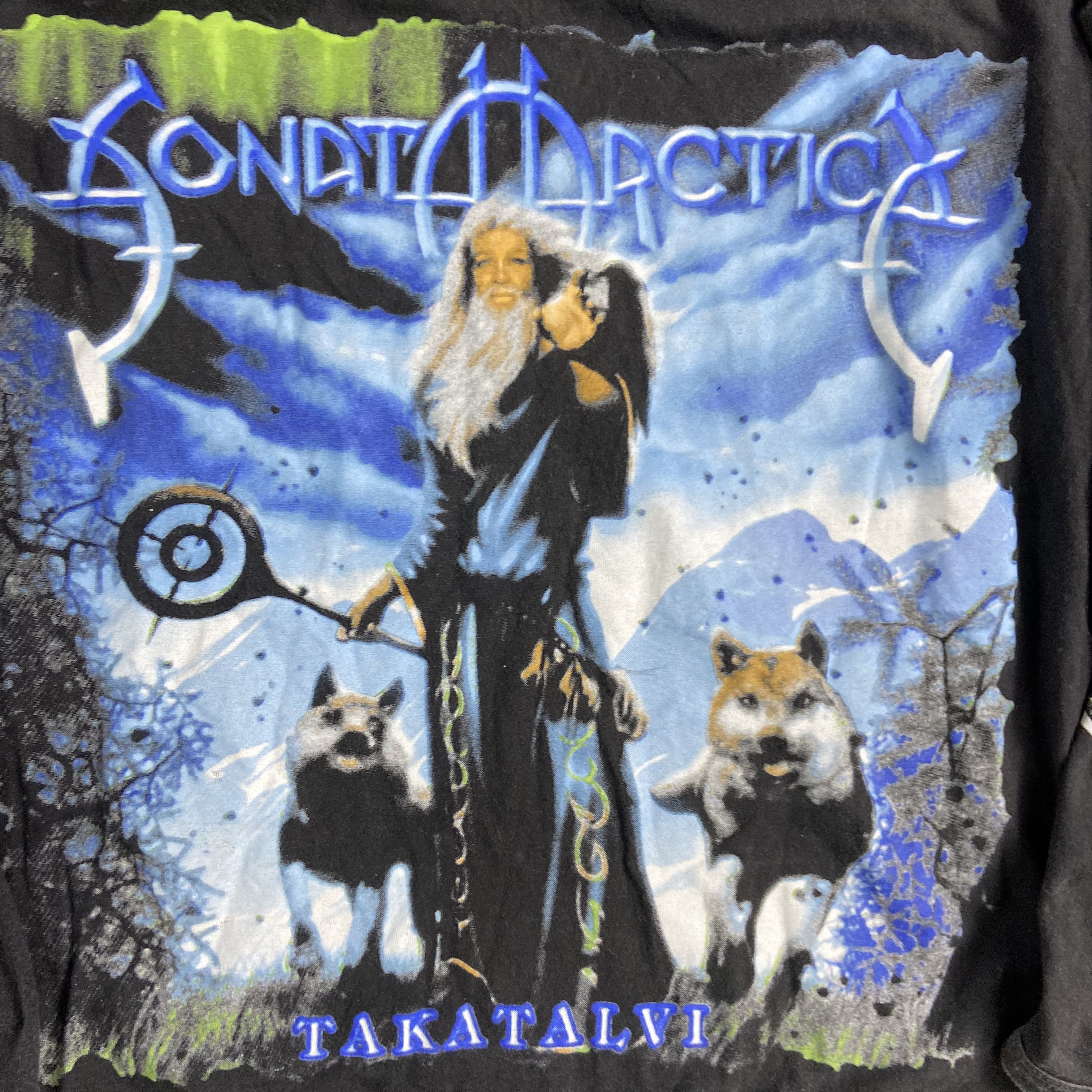 Band Tees 2003 SONATA ARCTICA TAKATALVI VINTAGE LONG SLEEVE - № 1176 Size US L / EU 52-54 / 3 - 9 Thumbnail