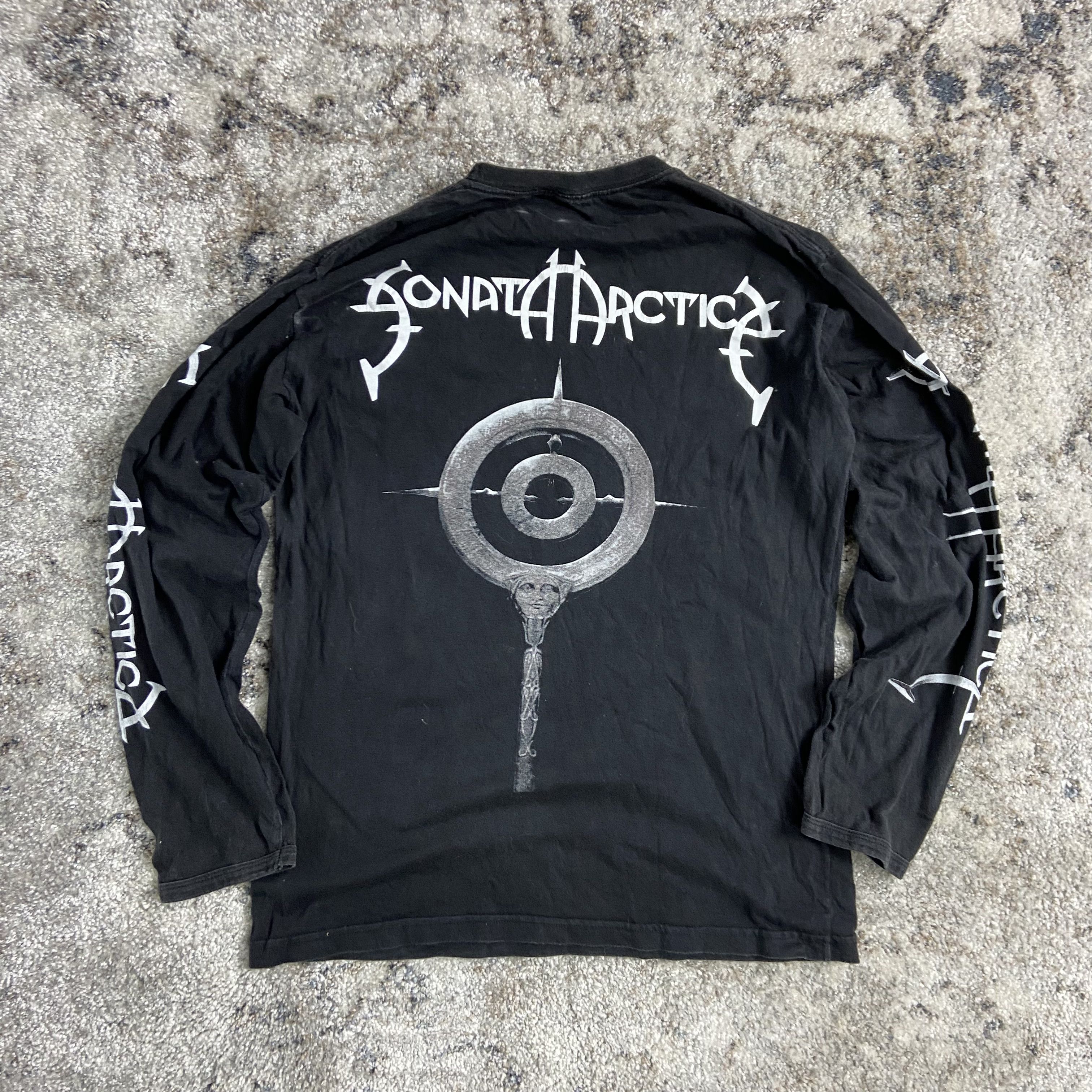 Band Tees 2003 SONATA ARCTICA TAKATALVI VINTAGE LONG SLEEVE - № 1176 Size US L / EU 52-54 / 3 - 4 Thumbnail