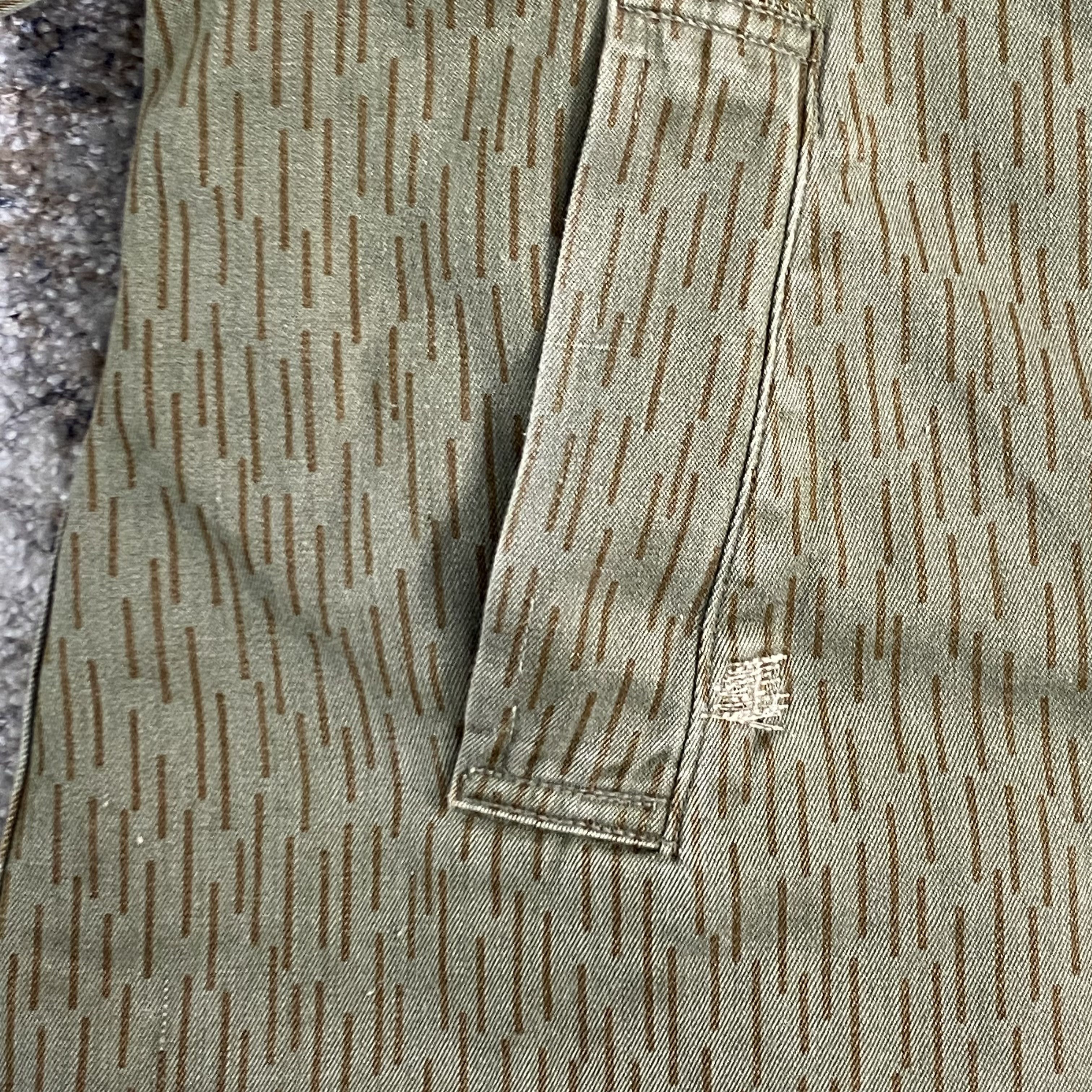 Vintage 1970s RAIN CAMO ARCHIVE VINTAGE FADED JACKET - № 2207 Size US L / EU 52-54 / 3 - 7 Thumbnail