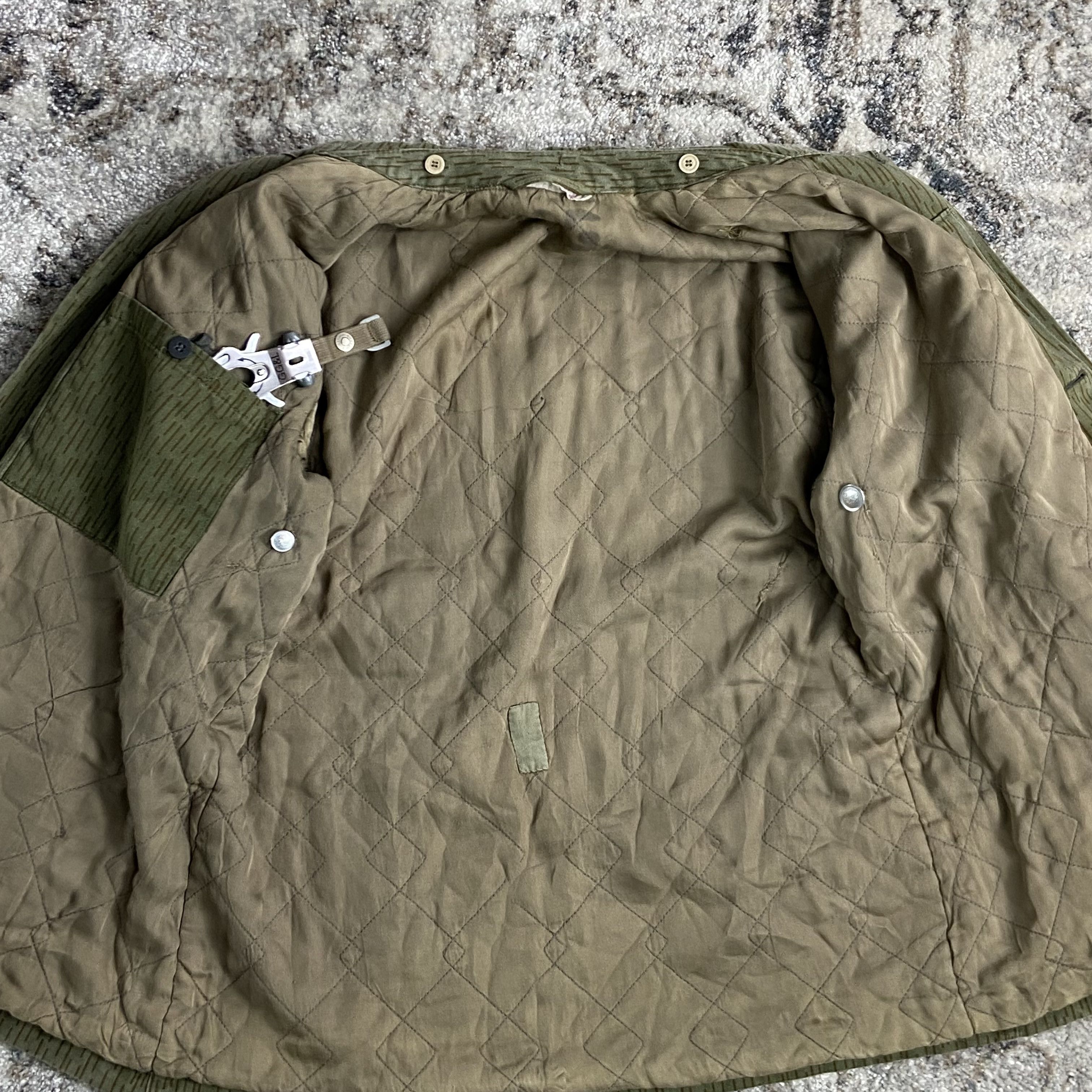 Vintage 1970s RAIN CAMO ARCHIVE VINTAGE FADED JACKET - № 2207 Size US L / EU 52-54 / 3 - 11 Thumbnail