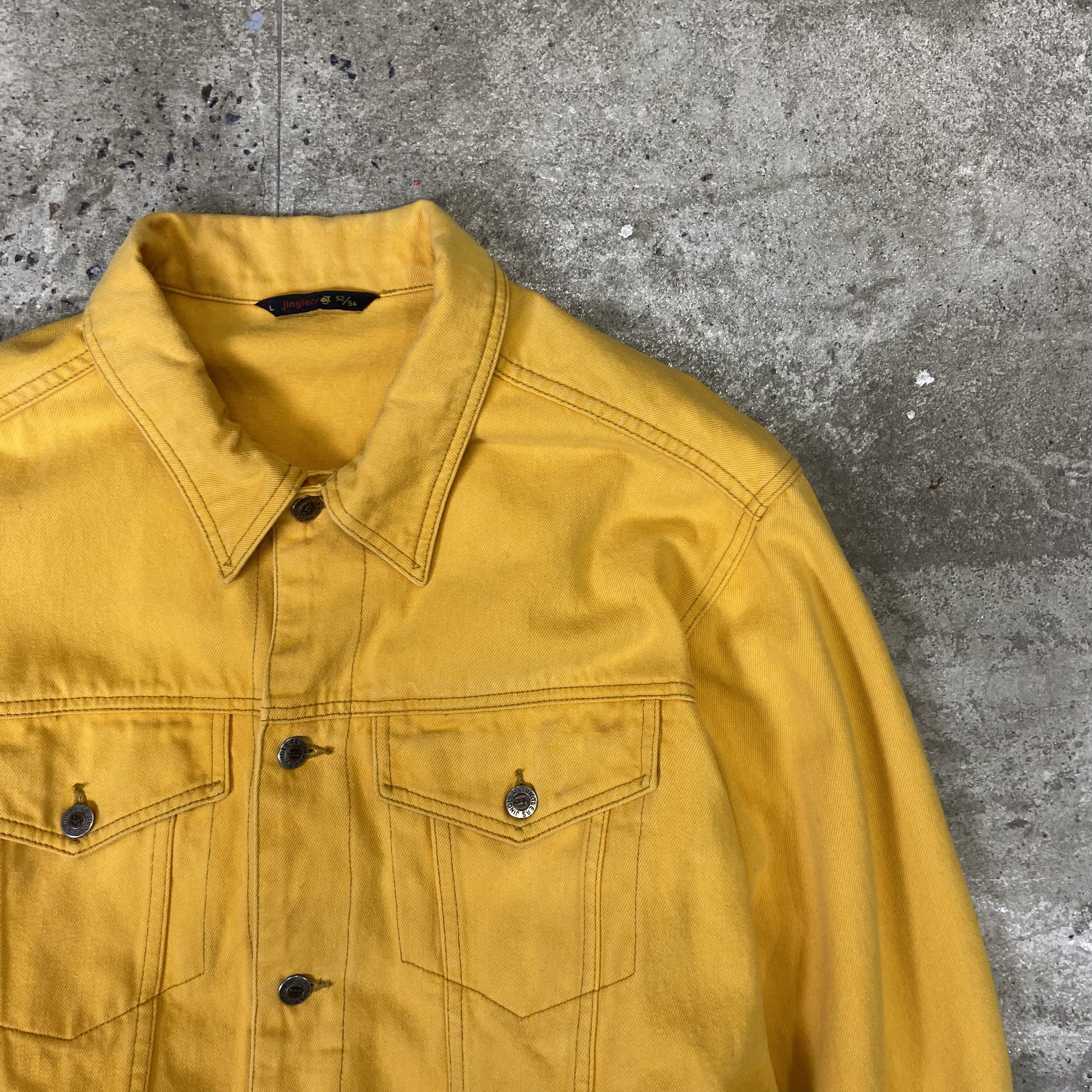 Vintage AWESOME OVERSIZED JEANS JACKET 1990s Size US L / EU 52-54 / 3 - 4 Thumbnail