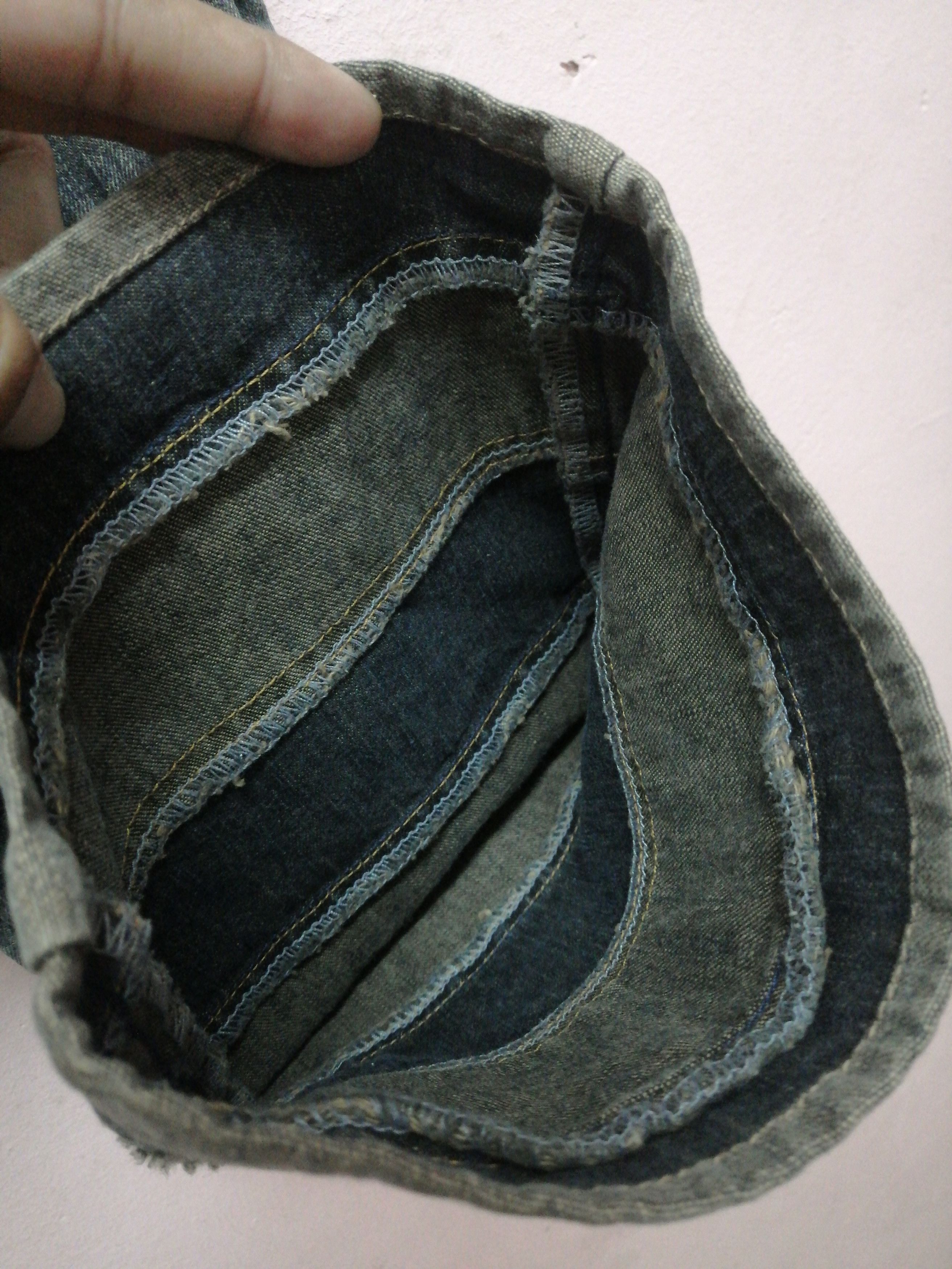 Japanese Brand × Vintage Vintage Patchwork Flare Jeans Size 28" / US 6 / IT 42 - 4 Thumbnail