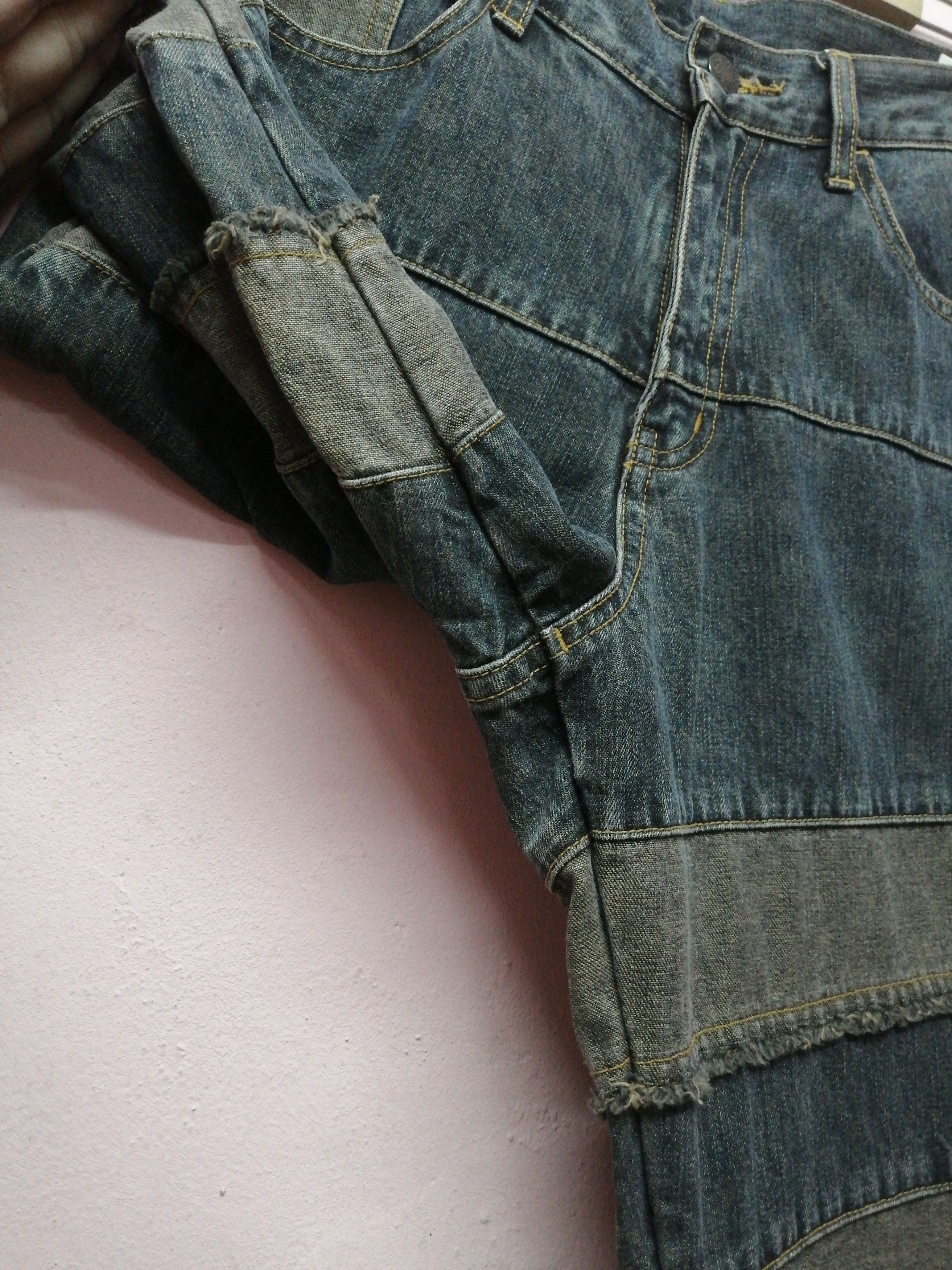 Japanese Brand × Vintage Vintage Patchwork Flare Jeans Size 28" / US 6 / IT 42 - 6 Thumbnail