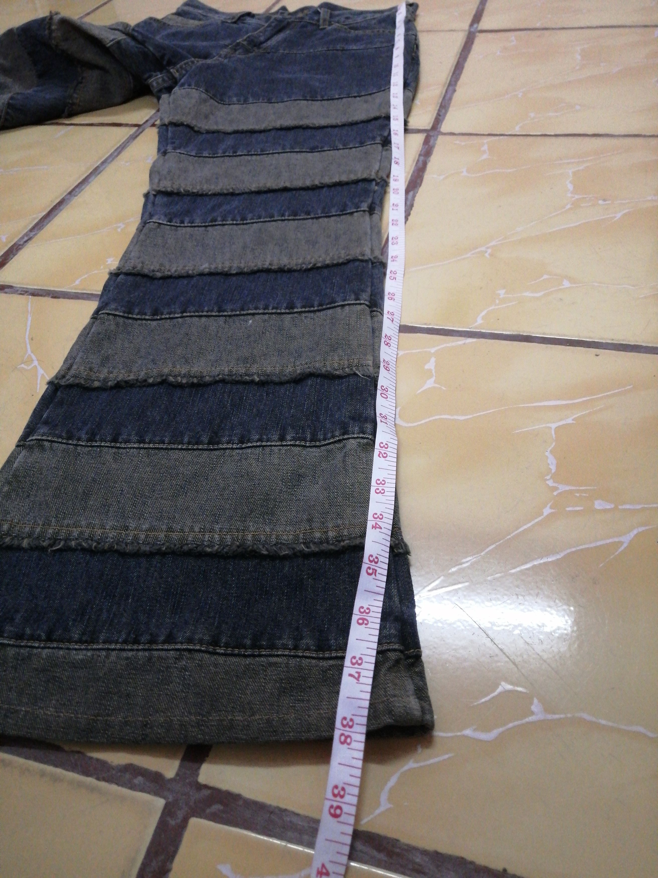 Japanese Brand × Vintage Vintage Patchwork Flare Jeans Size 28" / US 6 / IT 42 - 13 Thumbnail