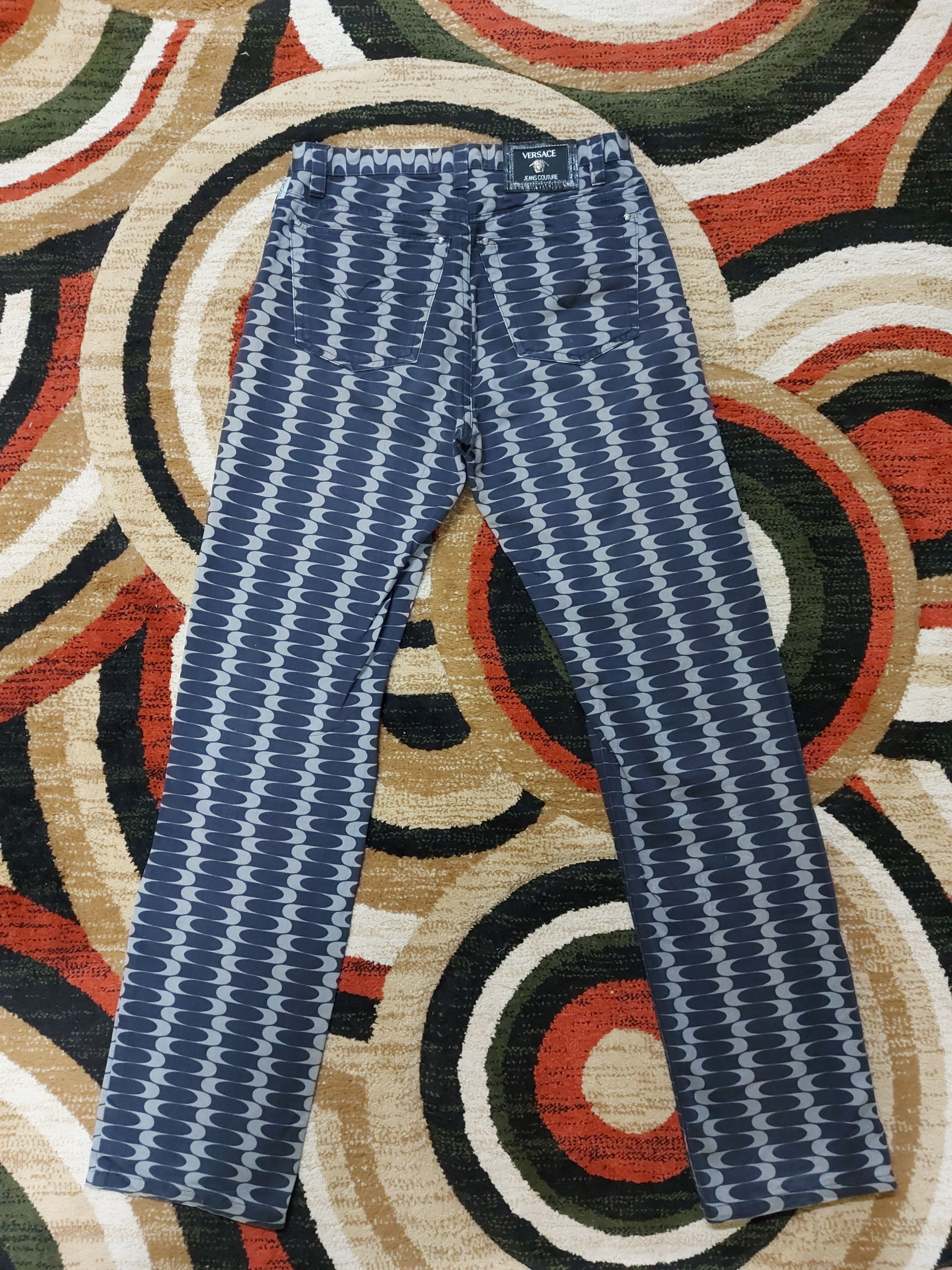 Designer (J5) Versace - spiral design made in italy Size US 30 / EU 46 - 10 Thumbnail
