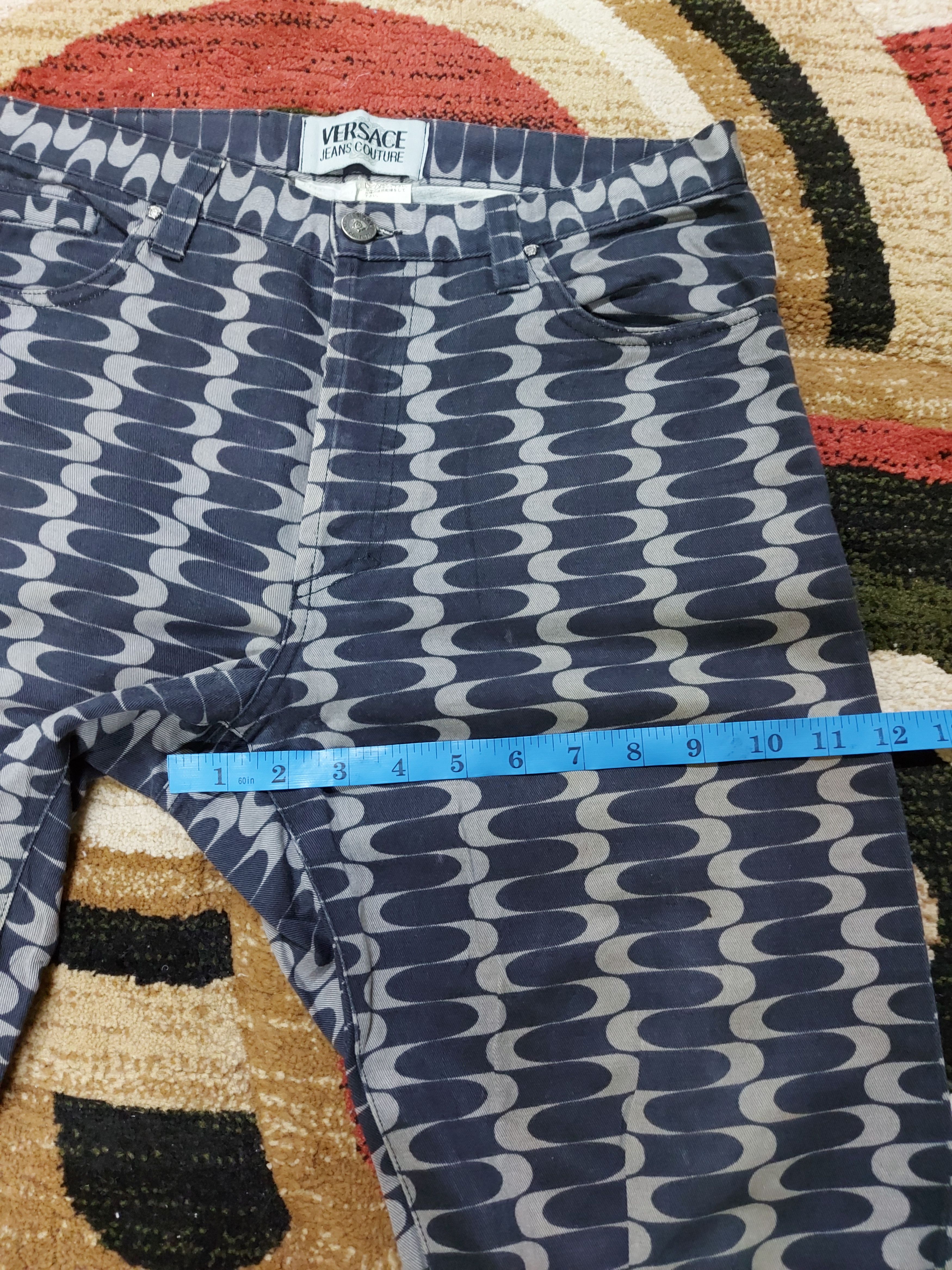 Designer (J5) Versace - spiral design made in italy Size US 30 / EU 46 - 3 Thumbnail