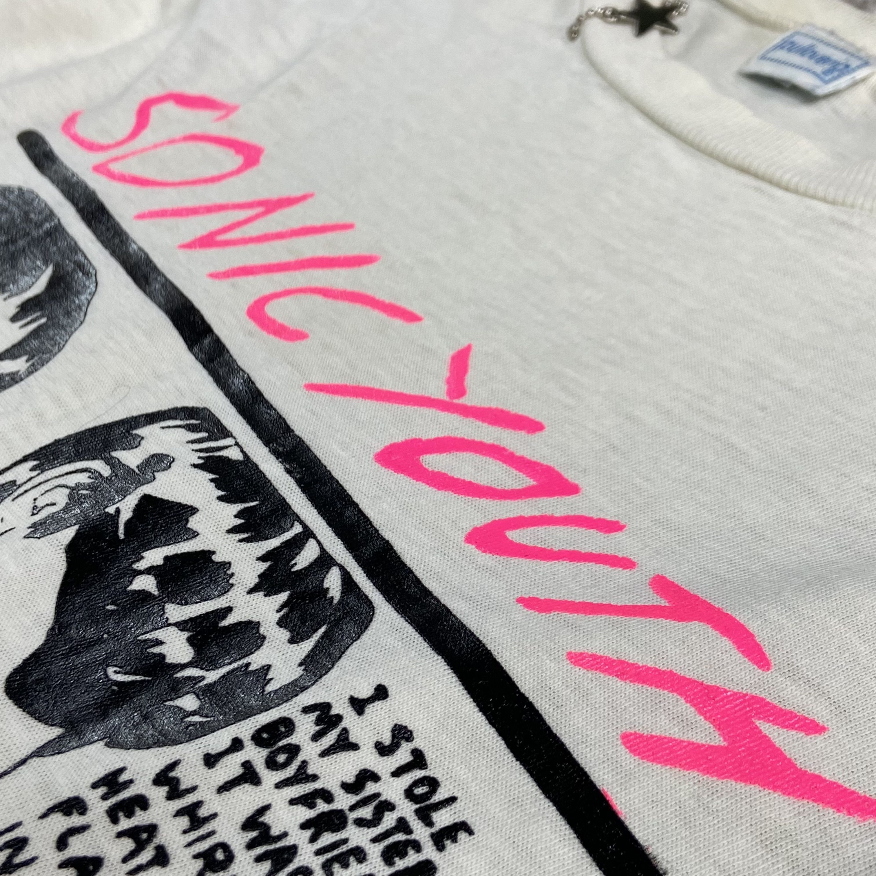 Band Tees SONIC YOUTH 1980s ARCHIVE VERY RARE VINTAGE BOXY FIT TEE Size US L / EU 52-54 / 3 - 10 Thumbnail