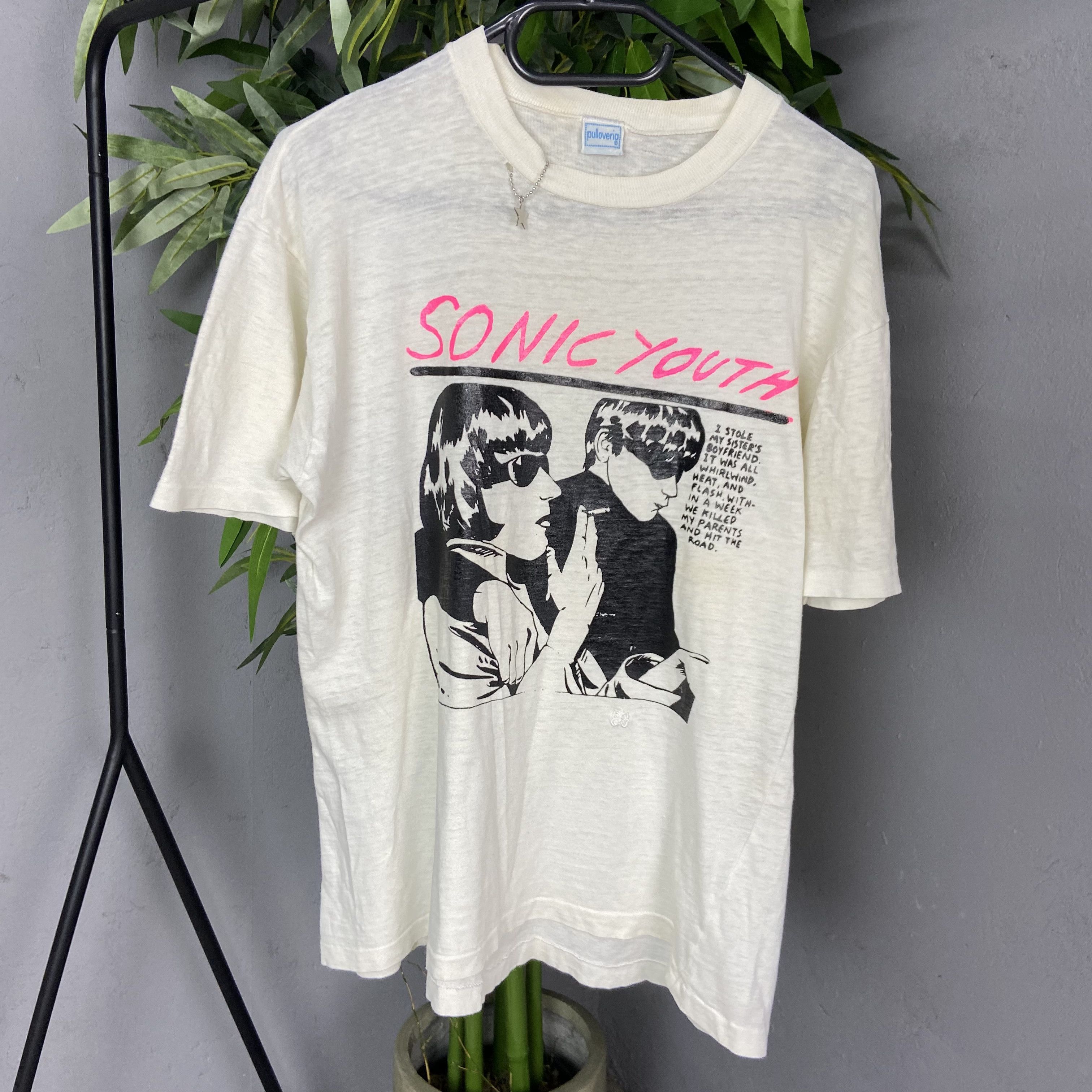 Band Tees SONIC YOUTH 1980s ARCHIVE VERY RARE VINTAGE BOXY FIT TEE Size US L / EU 52-54 / 3 - 2 Thumbnail