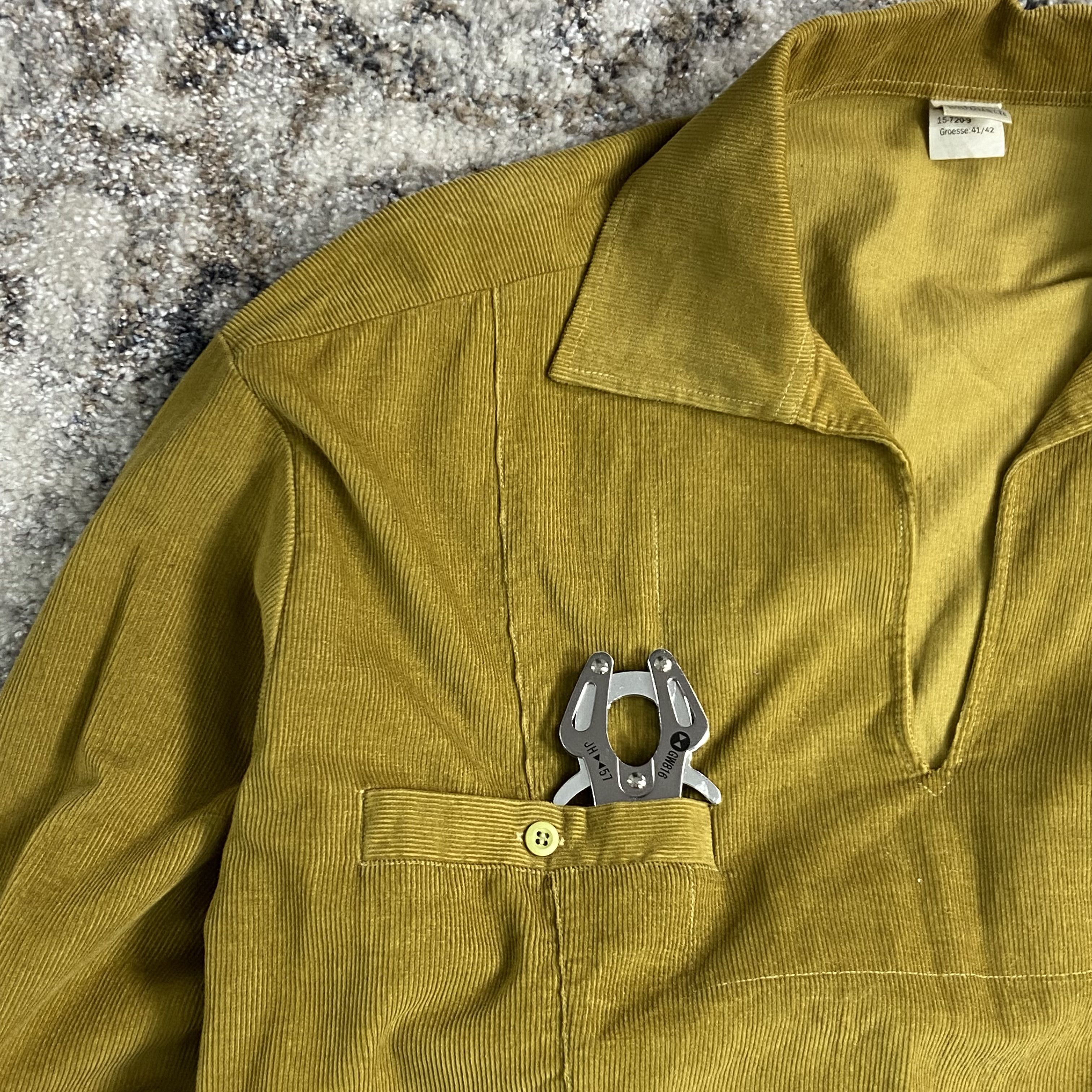 Vintage 1980s CORDUROY BOXY AVANTGARDE RARE VINTAGE JACKET - № 1204 Size US L / EU 52-54 / 3 - 8 Thumbnail