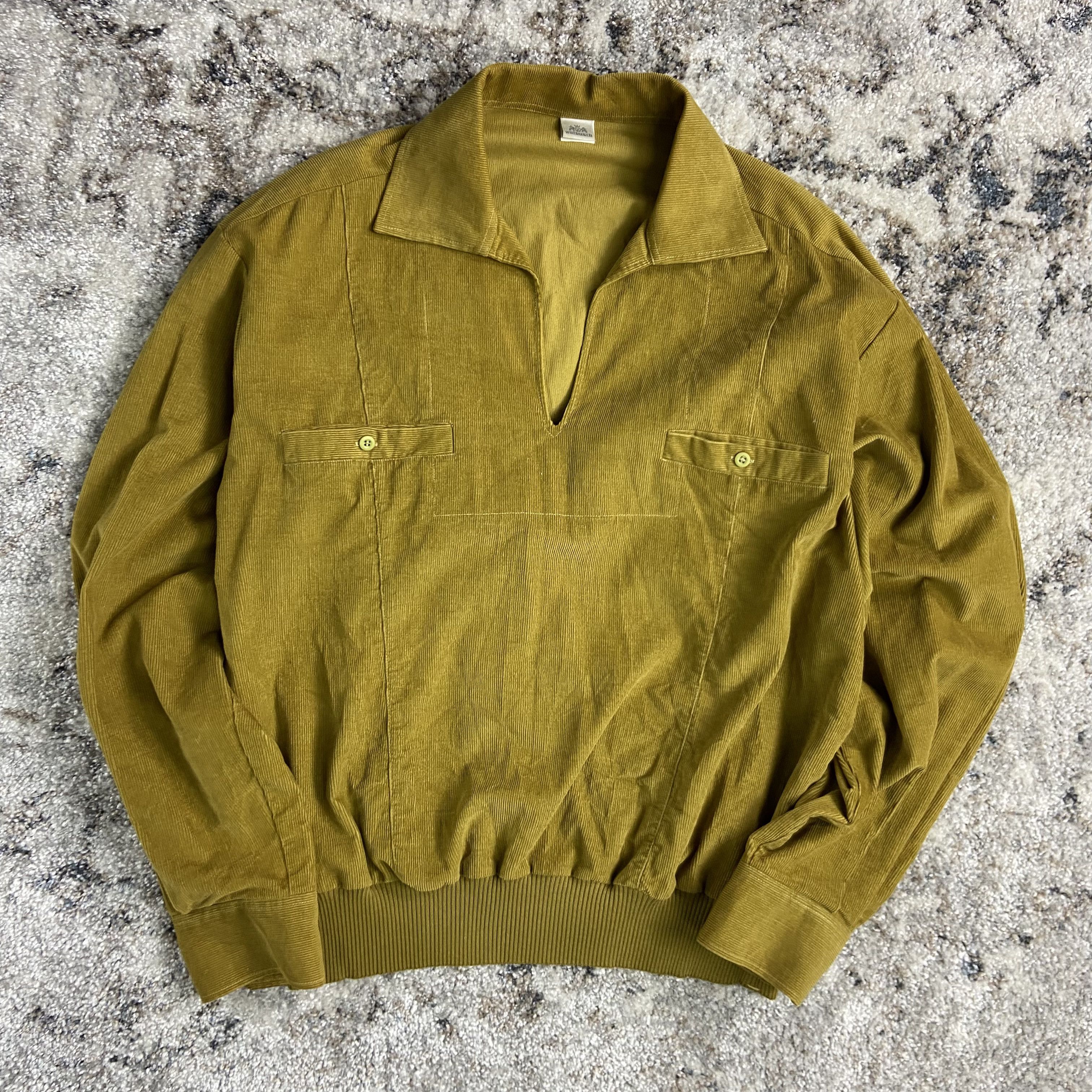 Vintage 1980s CORDUROY BOXY AVANTGARDE RARE VINTAGE JACKET - № 1204 Size US L / EU 52-54 / 3 - 2 Thumbnail