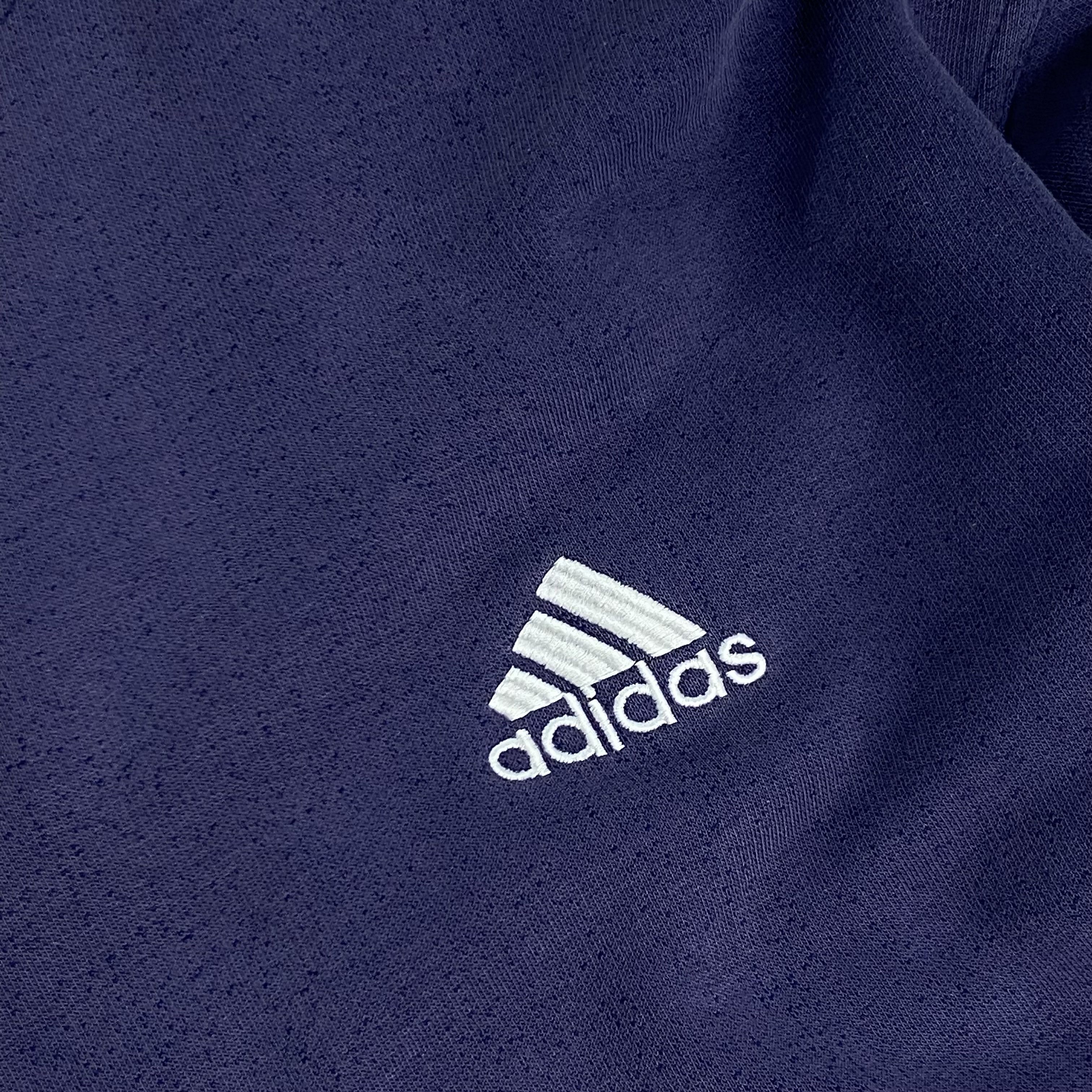 Adidas PURPLE HAZE 1990s ADIDAS FADED BOXY SWEATSHIRT - № 1182 Size US XL / EU 56 / 4 - 2 Thumbnail