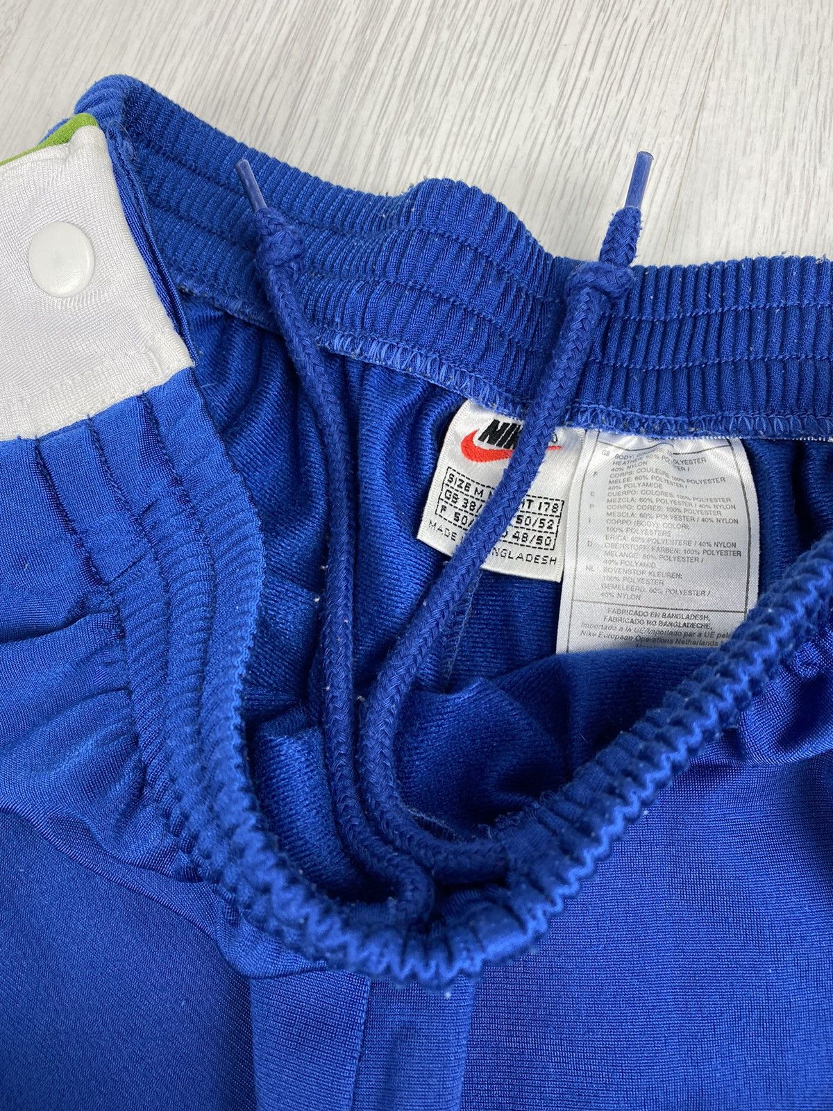 Nike Y2K Vintage Nike Track Pants Drill Swoosh Joggers Lacoste Size US 32 / EU 48 - 6 Thumbnail