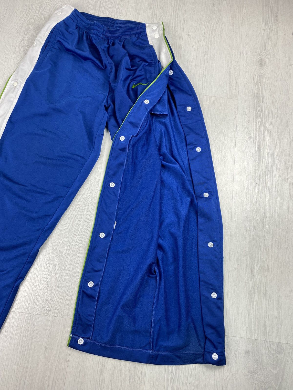 Nike Y2K Vintage Nike Track Pants Drill Swoosh Joggers Lacoste Size US 32 / EU 48 - 4 Thumbnail