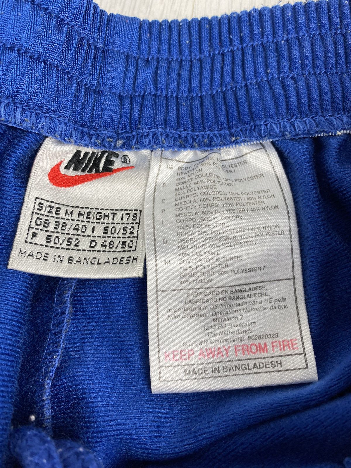 Nike Y2K Vintage Nike Track Pants Drill Swoosh Joggers Lacoste Size US 32 / EU 48 - 7 Thumbnail
