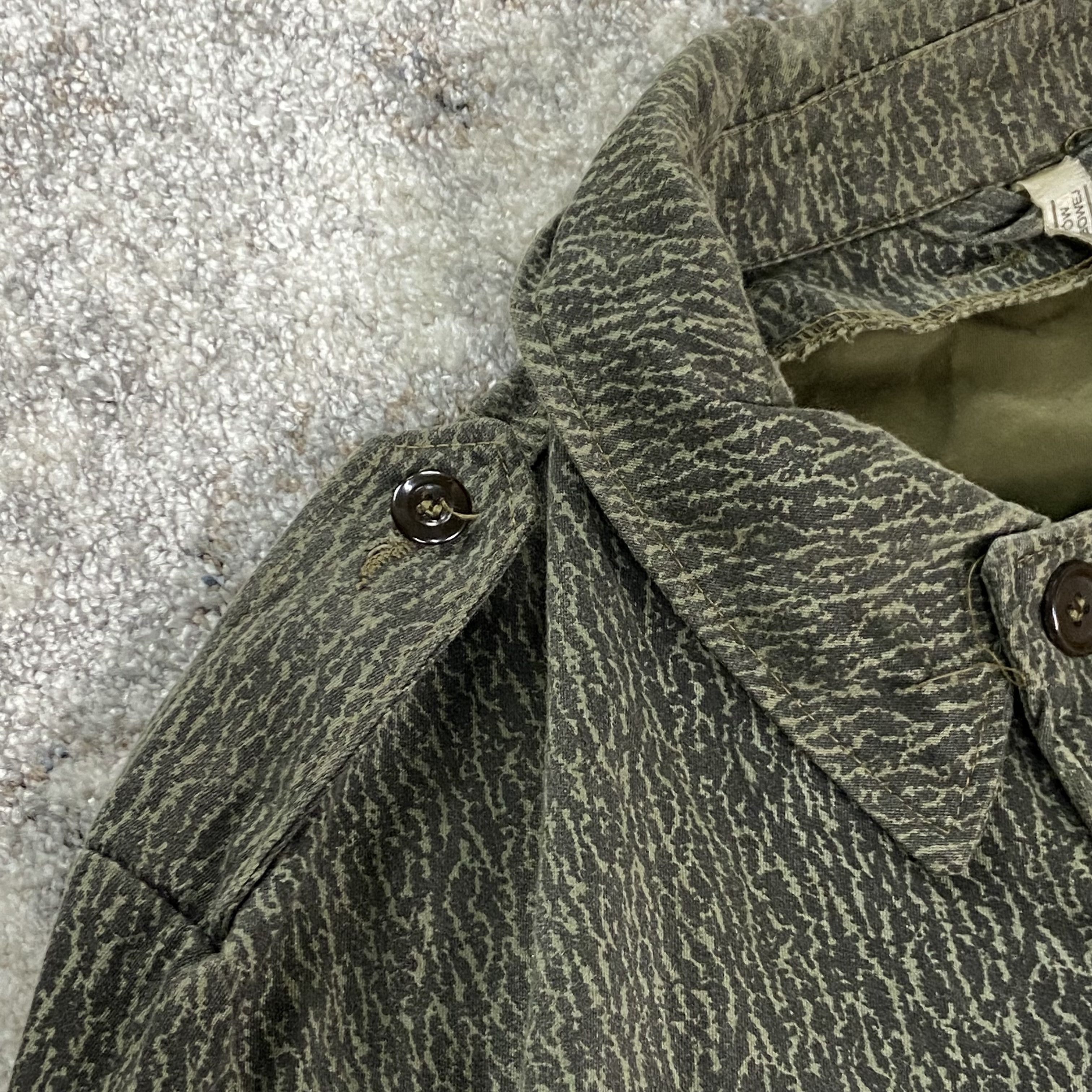 Vintage SWAMP CAMO 1990s RARE TACTICAL BONDAGE JACKET - № 2223 Size US L / EU 52-54 / 3 - 5 Thumbnail